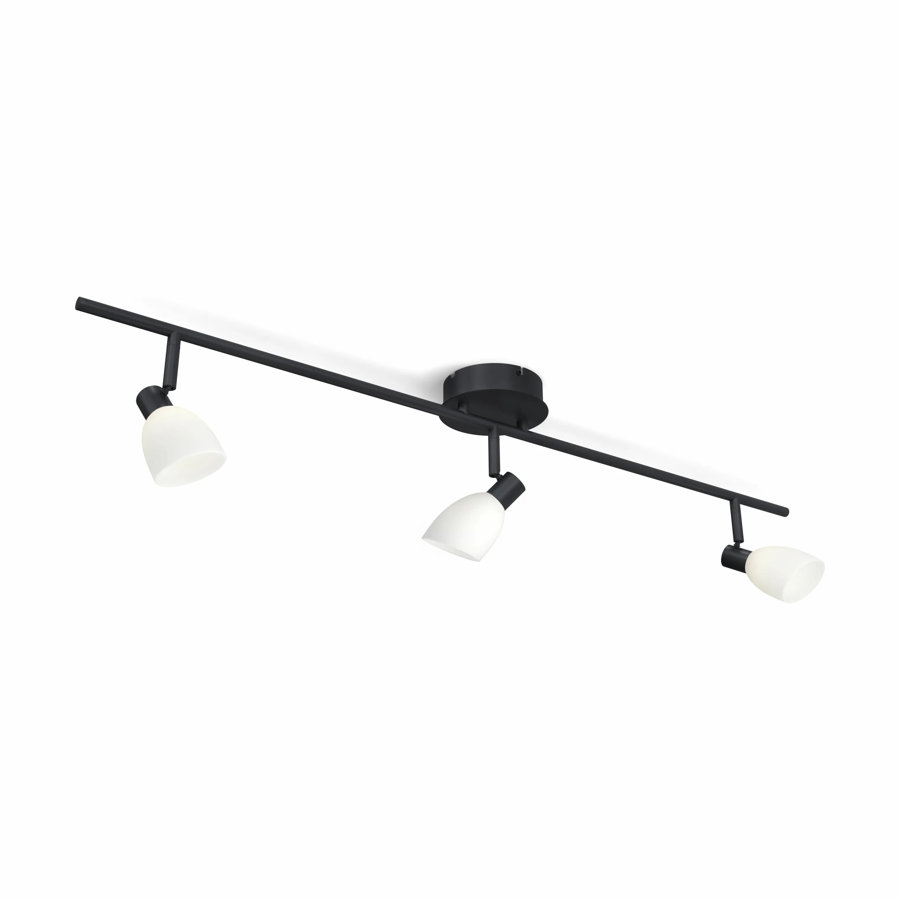 Herstal Loftlamper Cut Spotlightskinne i Sort/opal, 1