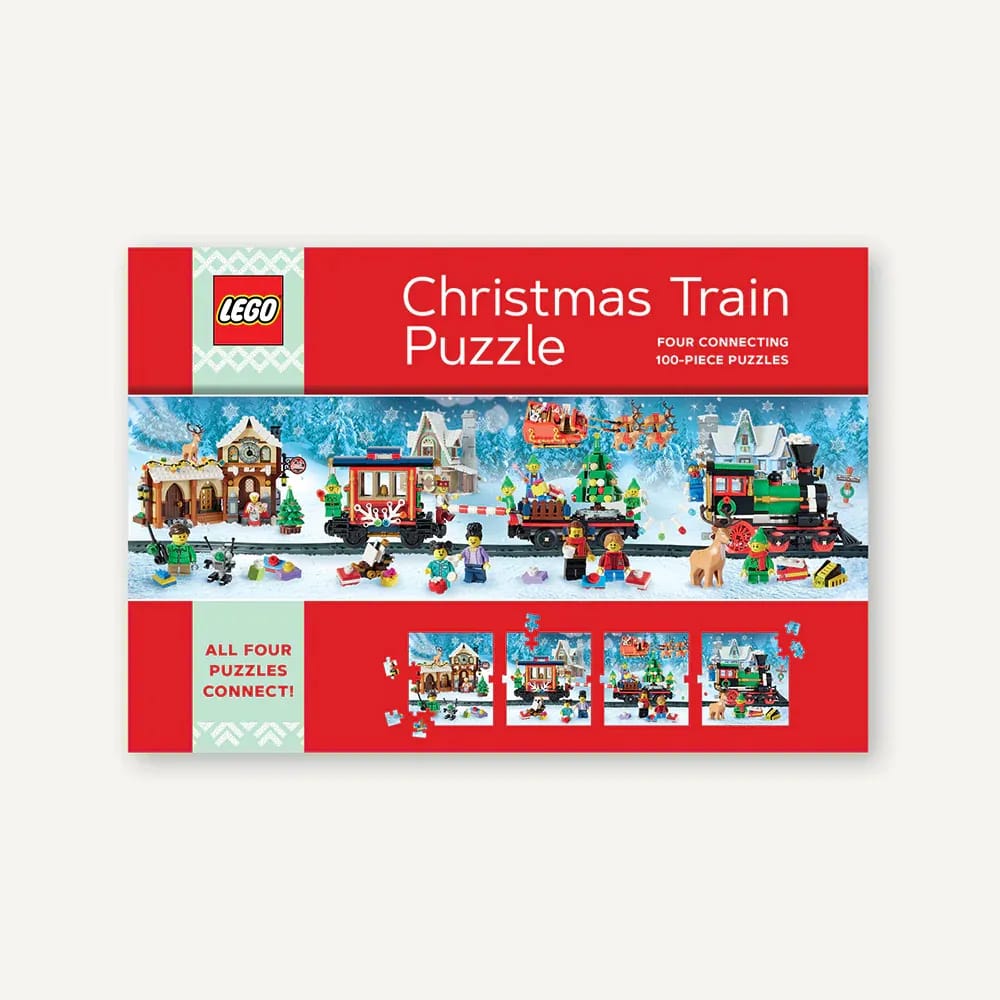 ZikZak Puslespil Lego X-Mas Tog Puslespil i Rød, 1