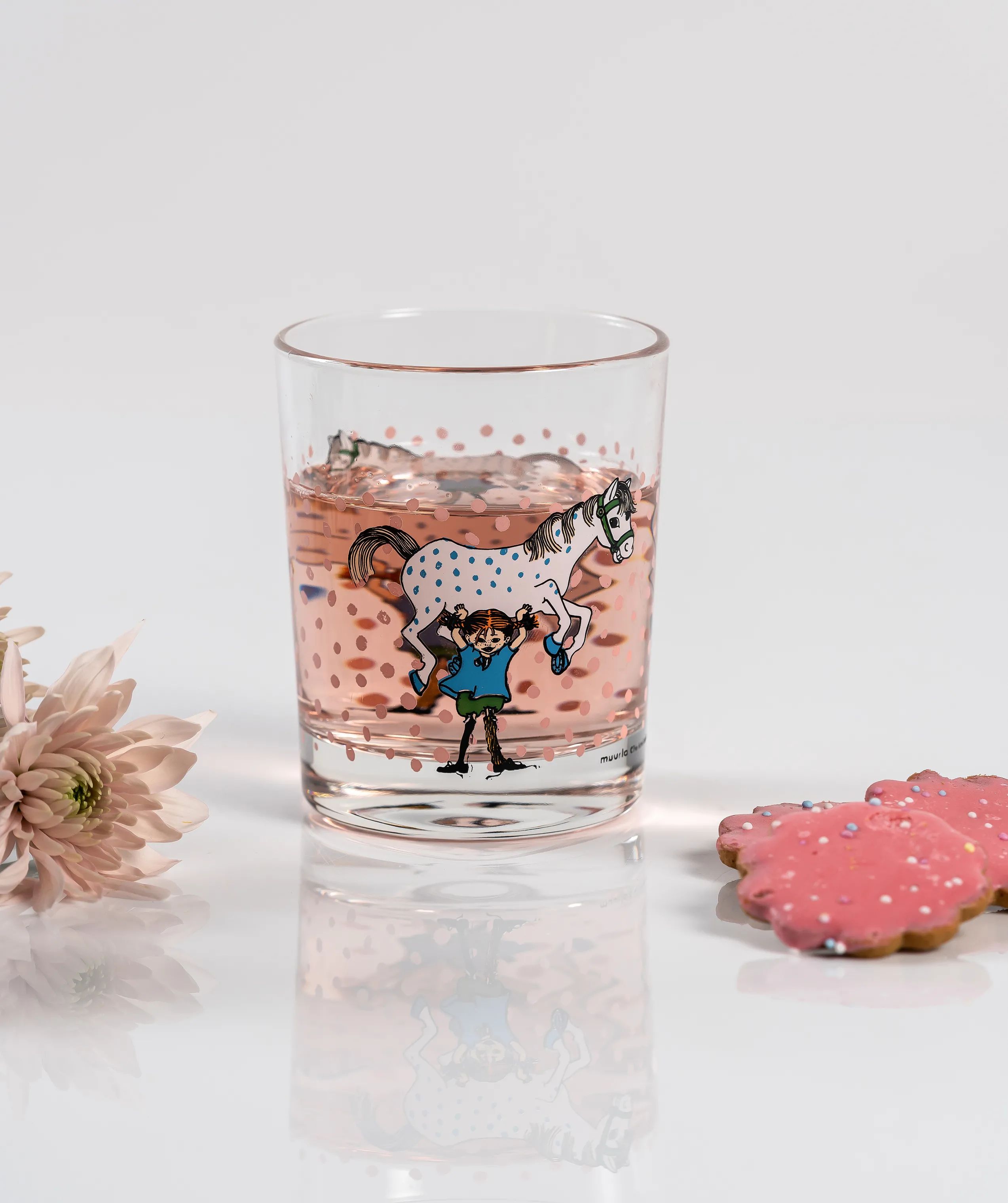 Muurla Vandglas Pippi Glas - Pippi & Hesten i Pippi & Hesten, 20 cl, 2