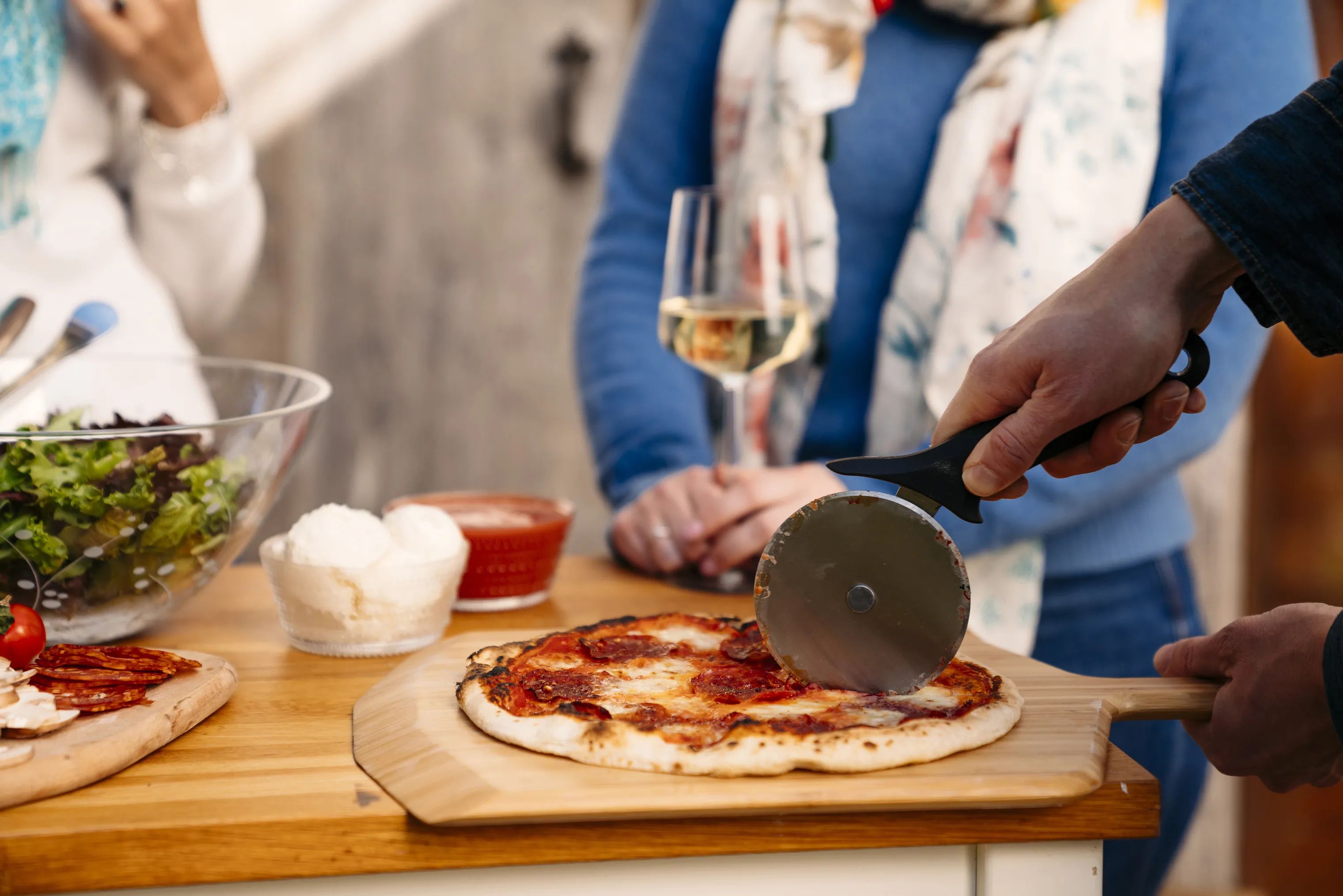 Ooni Pizzaskærere Pizzaskærer i Sort/stål, 3 cm, 2
