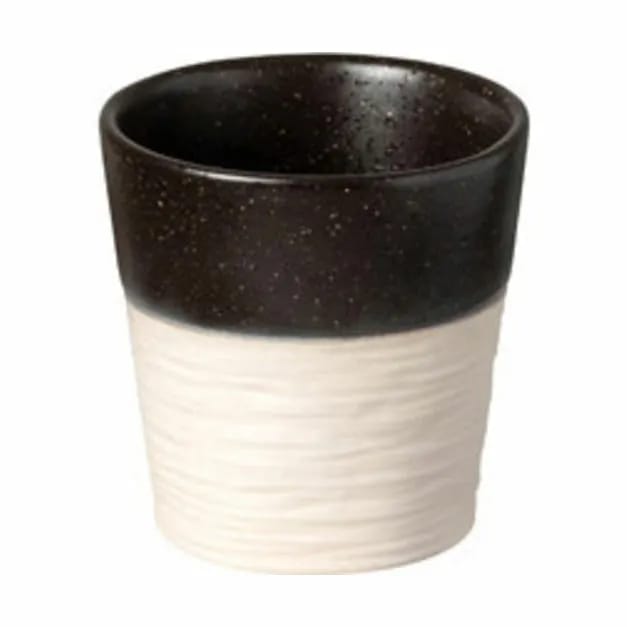 Costa Nova Æggebægere Notos Gres Bæger i Sort/beige, 1