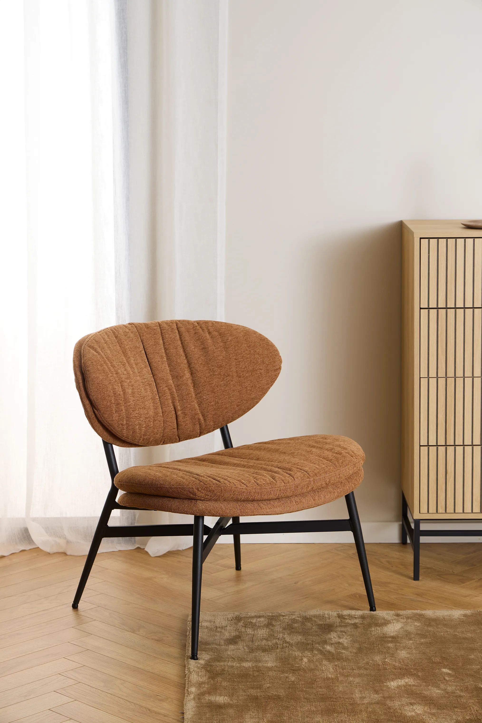 CASA Living Lænestole Burma Loungestol i Terracotta, 3