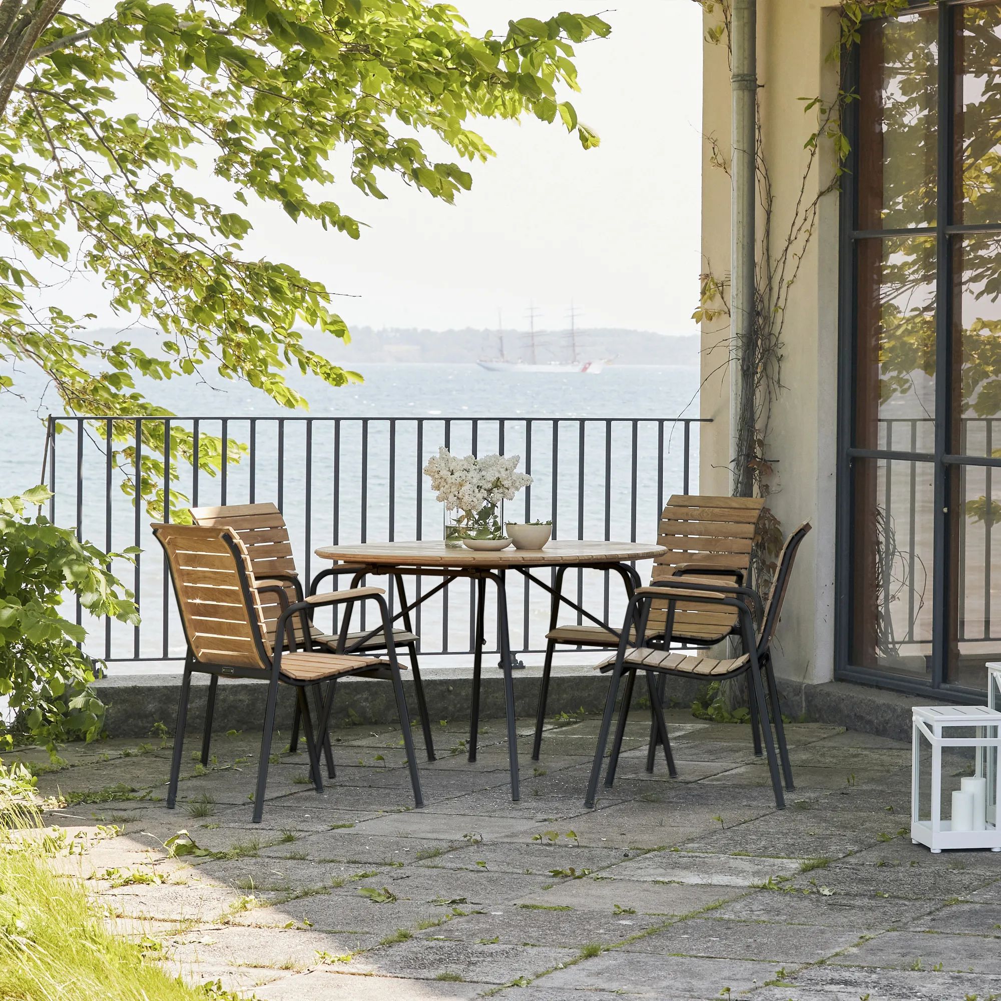 Mandalay Havemøbelsæt Bellevue Havemøbelsæt - 5 dele i Antracit, 4