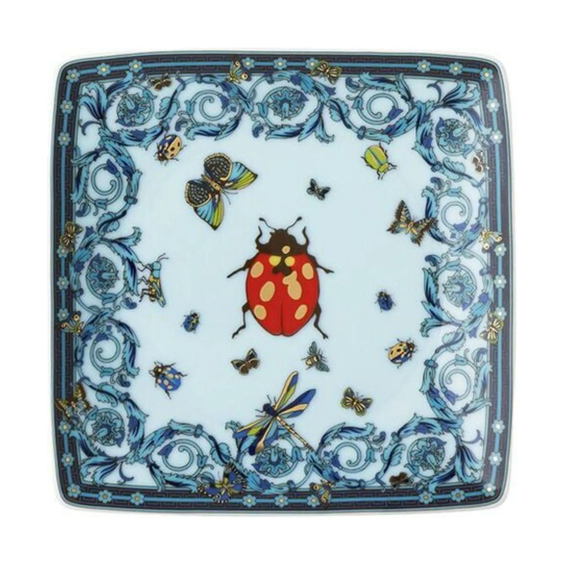 Versace Skåle Le Jardin Skål i Blue, 2