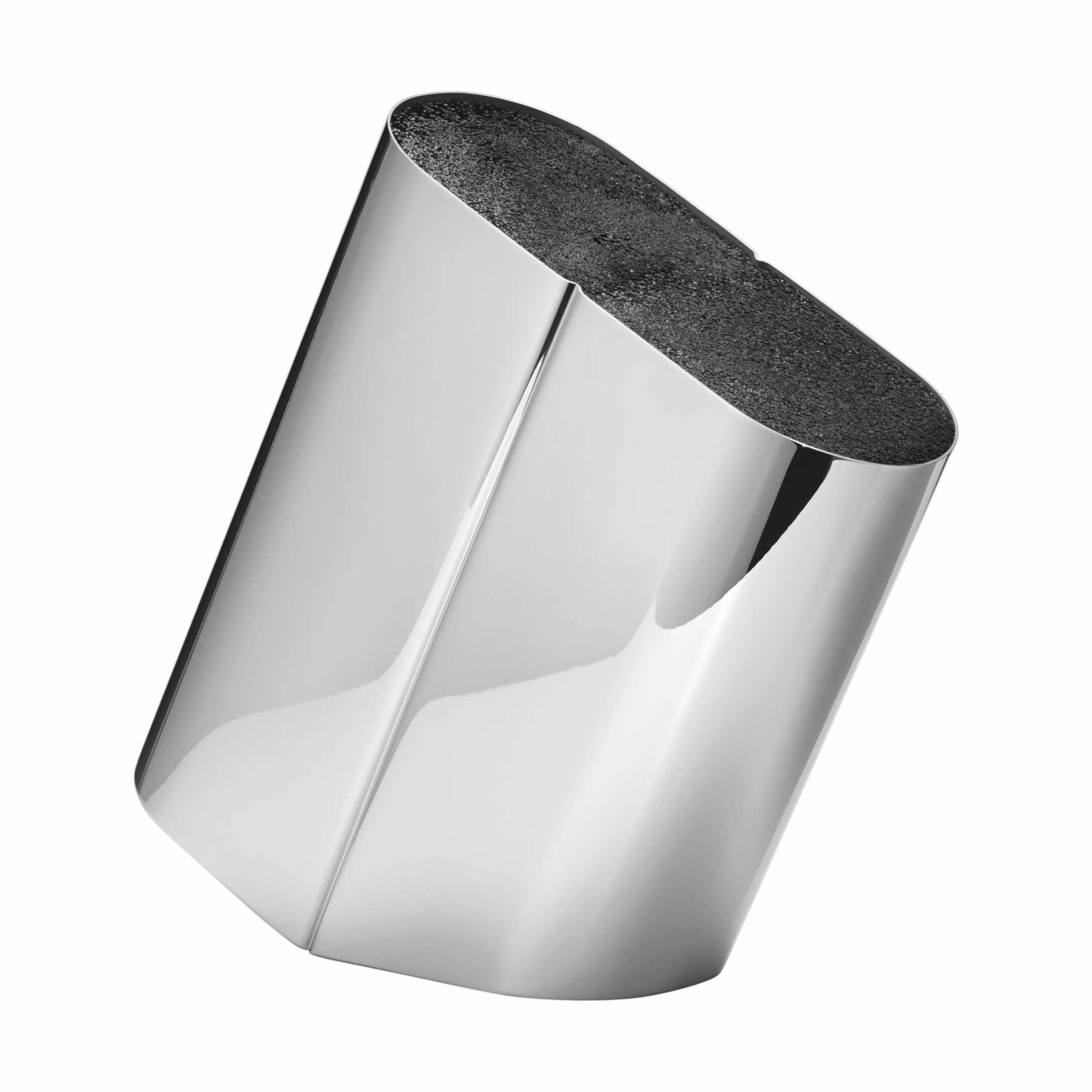 Georg Jensen Knivblokke Alfredo Knivblok i Sølvfarvet, 1