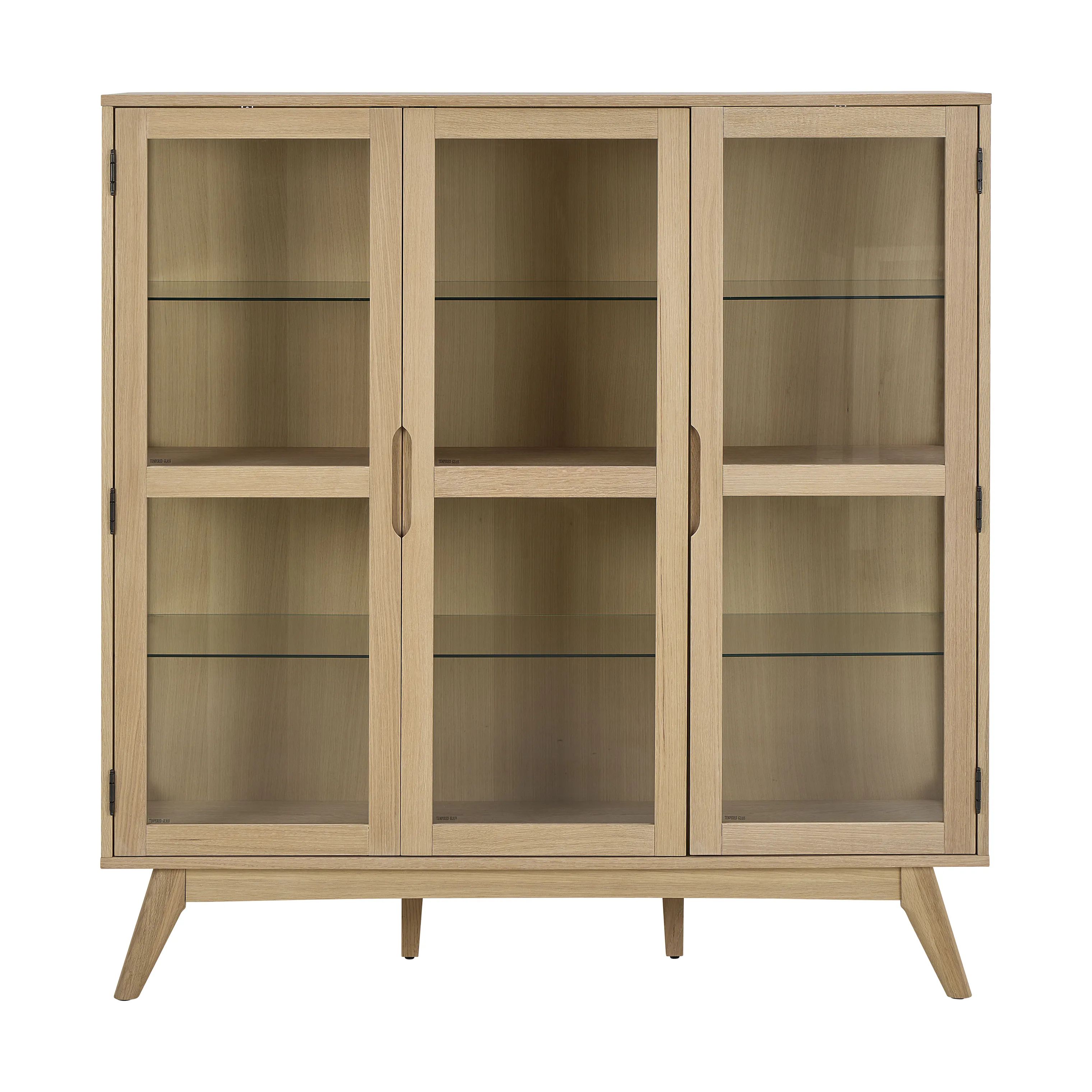 CASA Living Skabe Marte Vitrineskab i H148 x B140 cm, 1