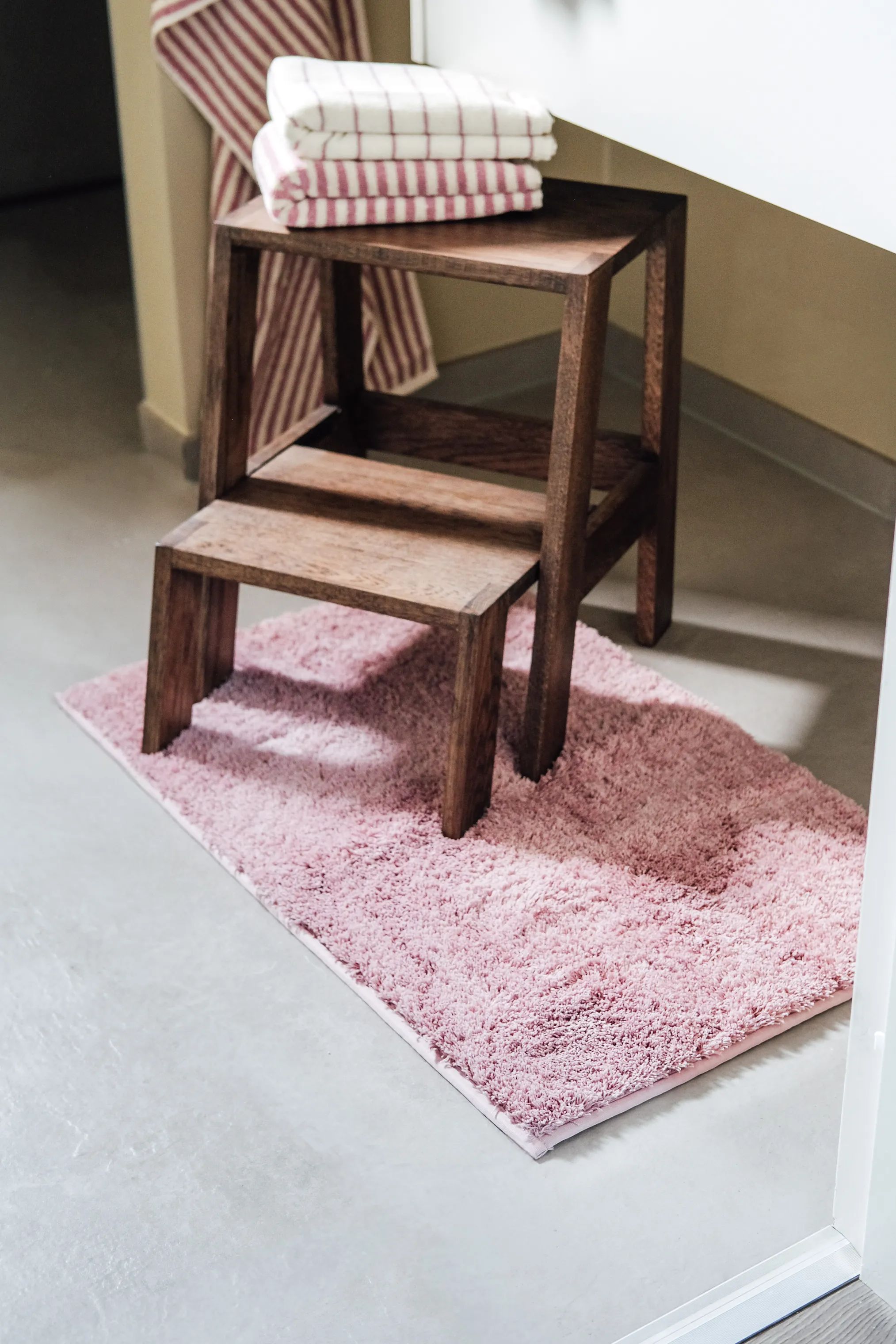 CASA Living Bademåtter Bademåtte i rosa, 3