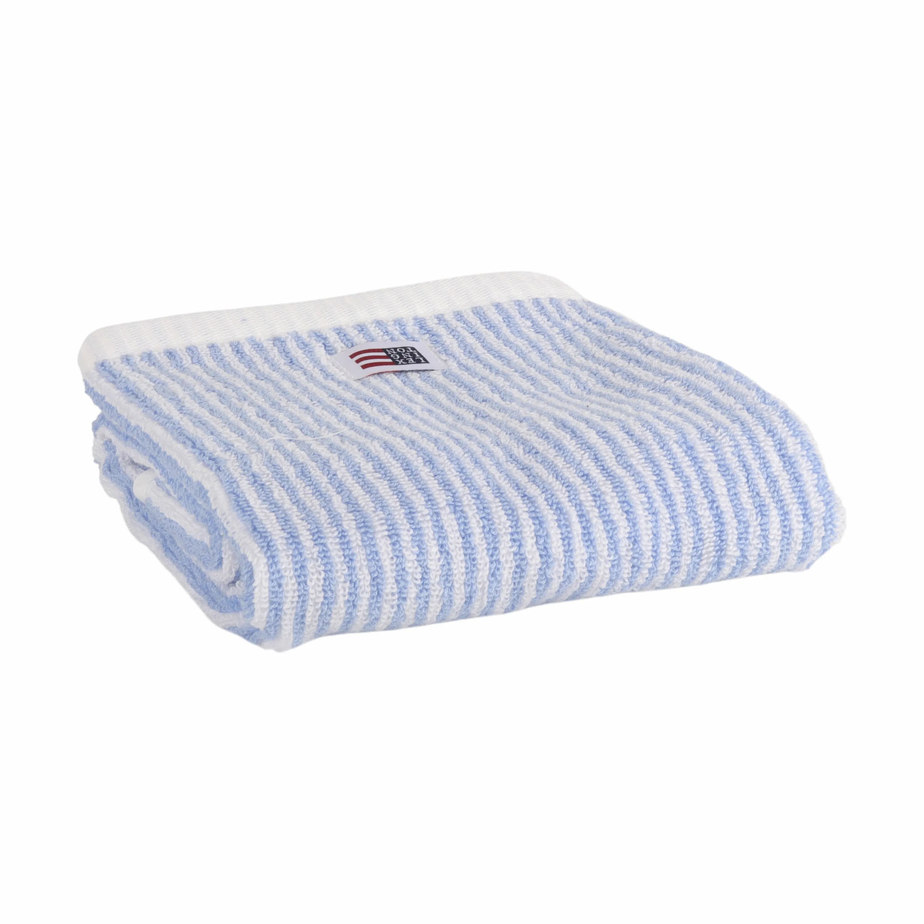 Lexington Håndklæder Icons Originals Stribet Håndklæde i White/Blue, B30 x L50 cm, 1