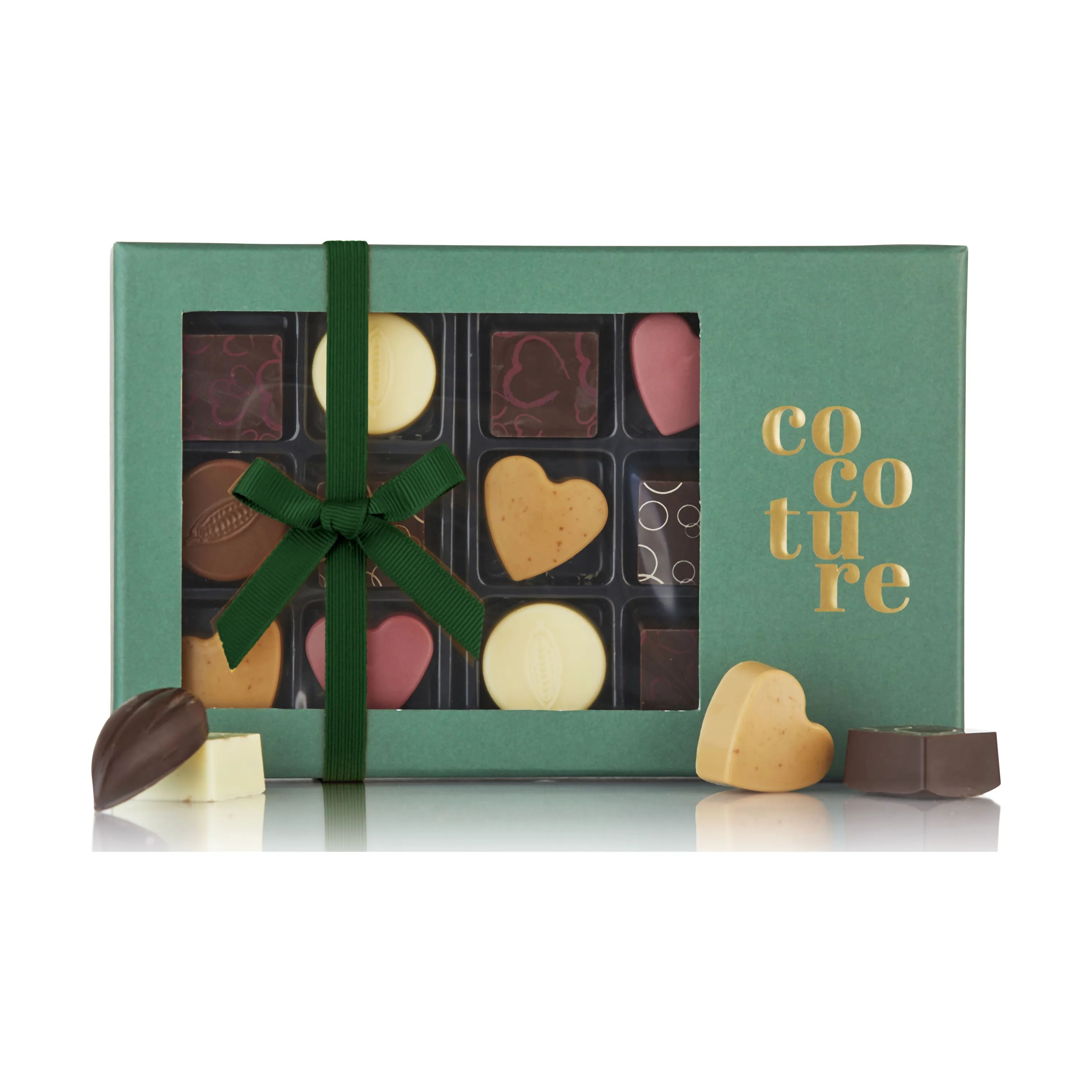 COCOTURE Søde sager Chokolade - 14 stk. i Grøn, 14 stk., 1
