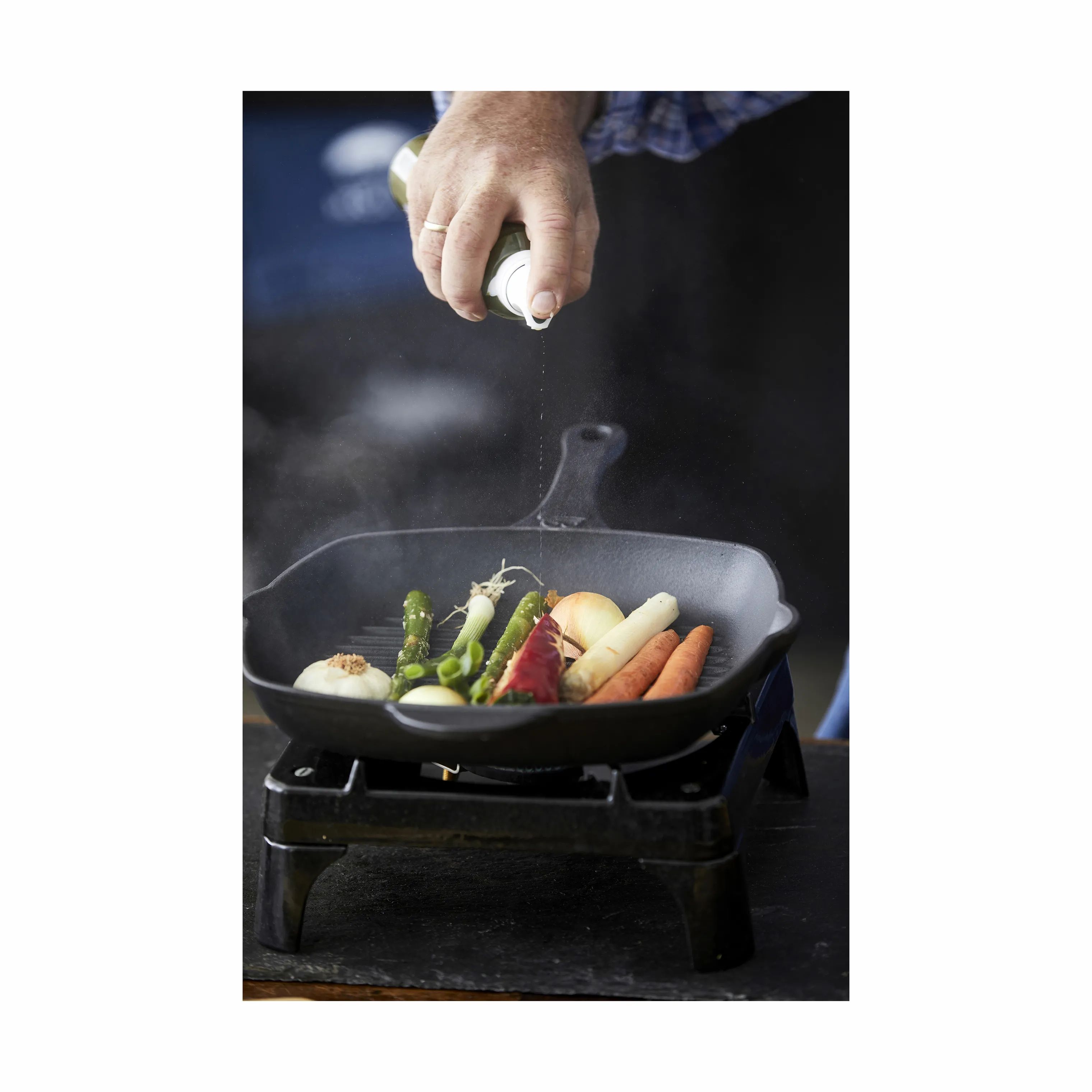 Holm Grillpander Grillpande i Sort, 28 cm, 4