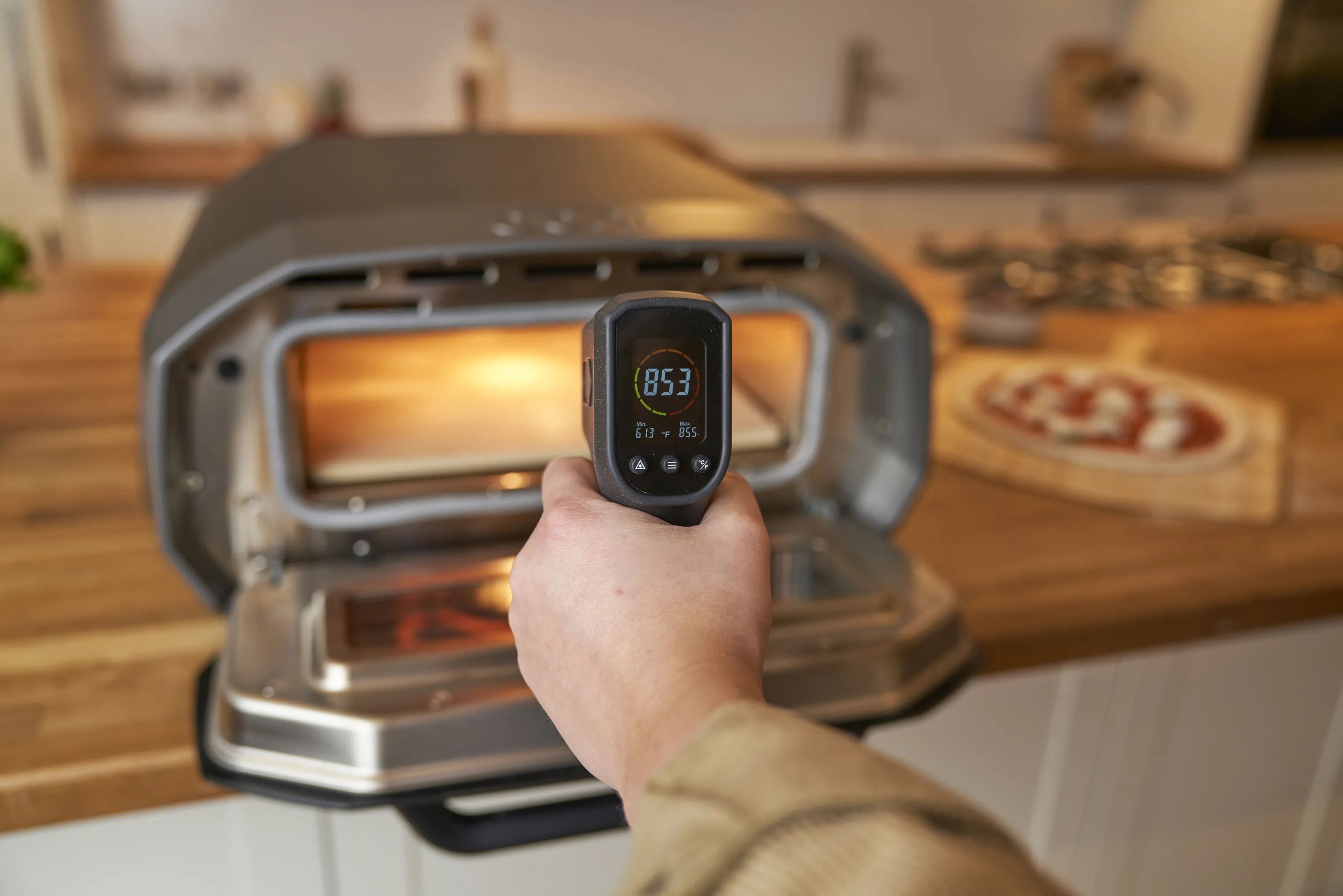 Ooni Stegetermometre Digital Infrarød Termometer i Sort, 2