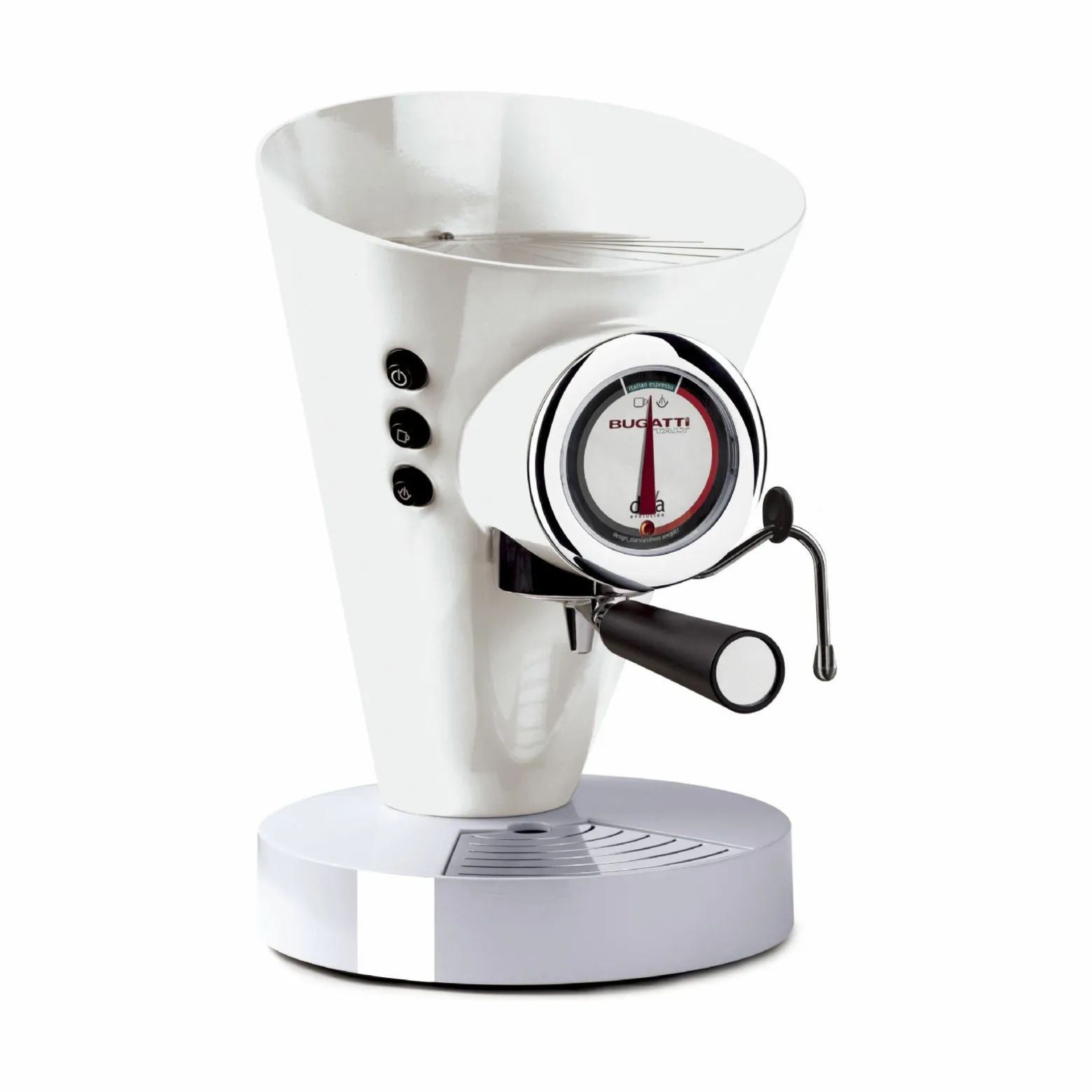 Casa Bugatti Espressomaskiner Diva Evolution Espressomaskine i Hvid, 1