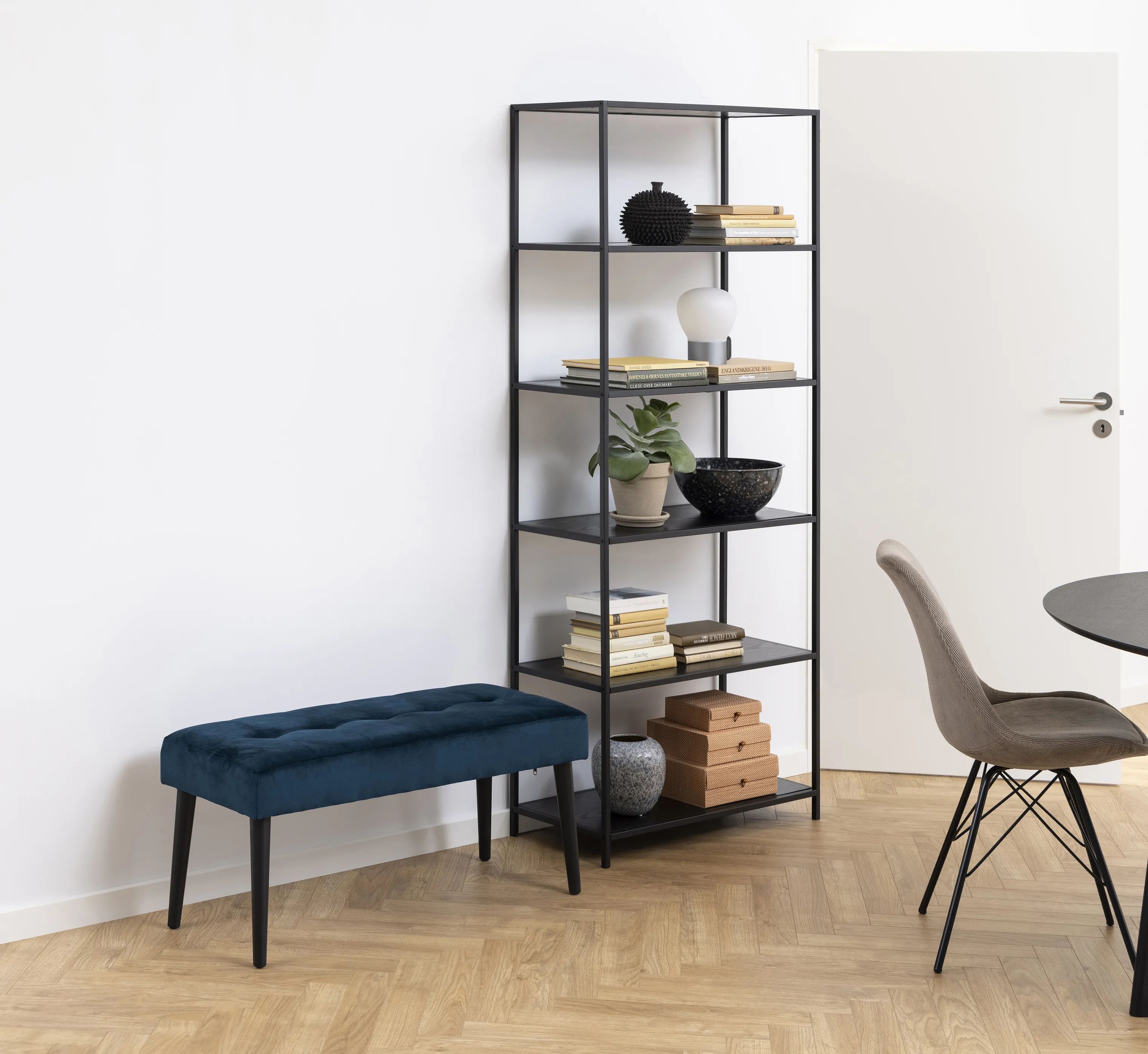 CASA Living Bænke Glory Bænk i marineblå, 2