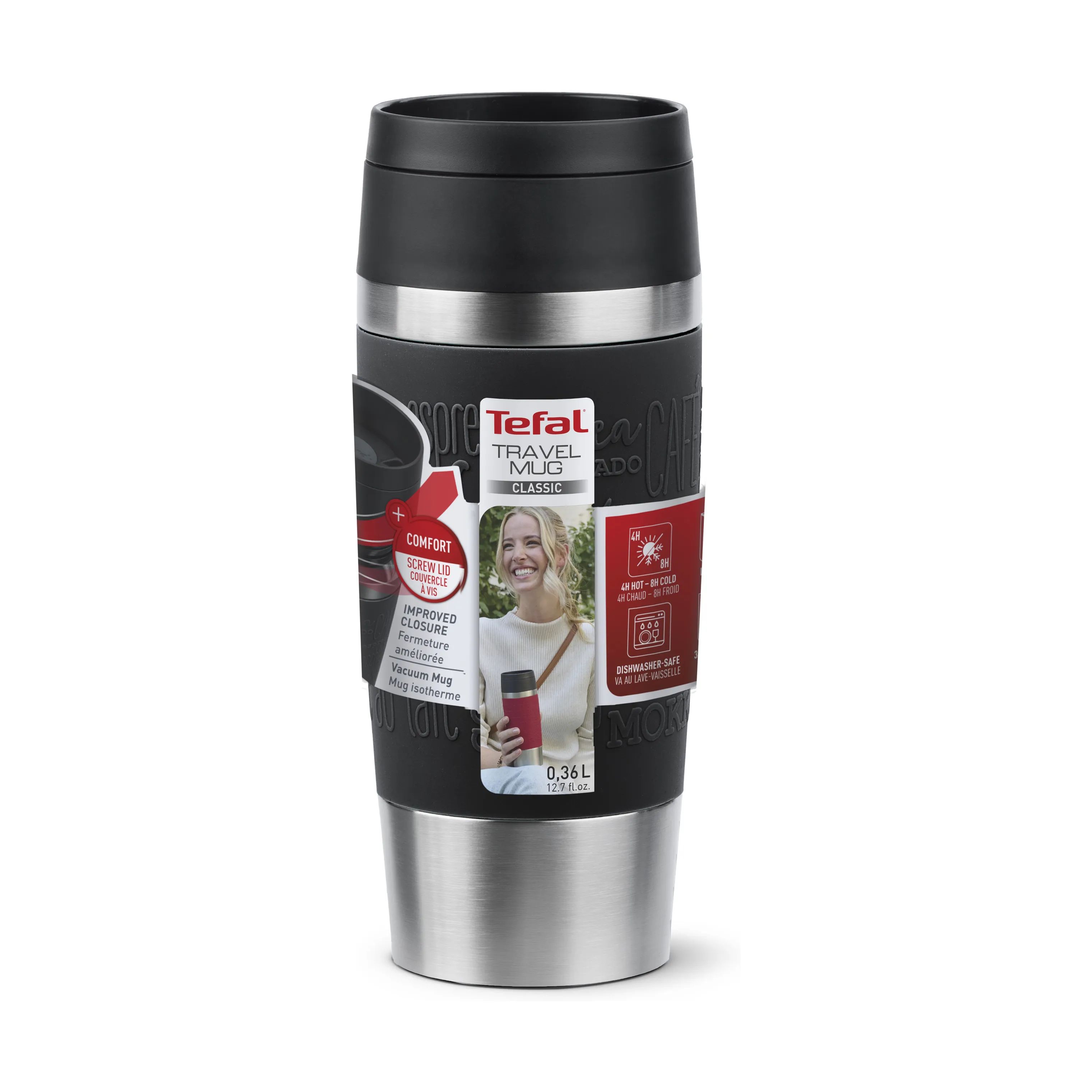 Tefal To go kopper To-Go Krus i sort, 3