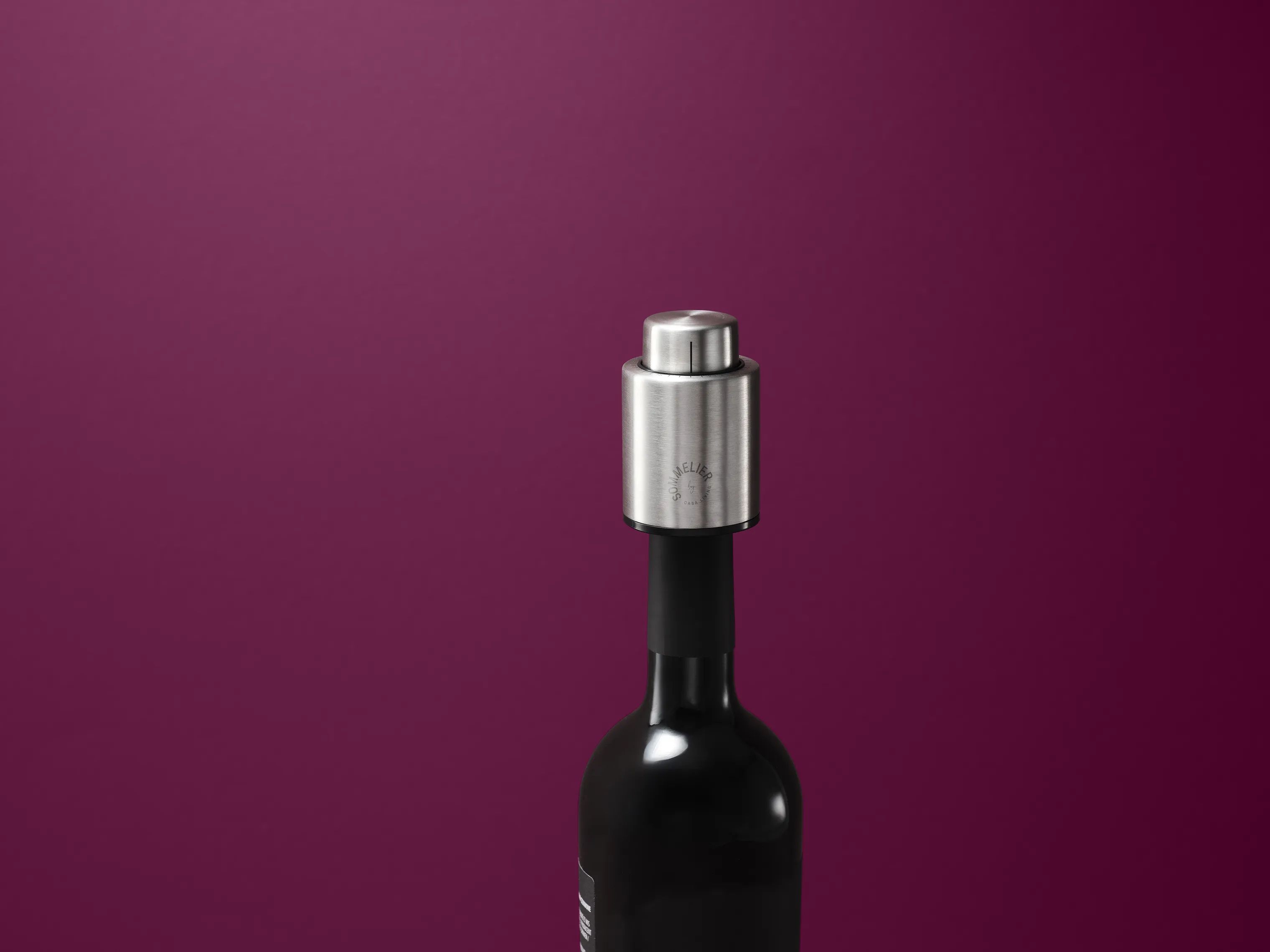 Sommelier by CASA Living Vinpropper Sommelier Vakuumprop t. vin i stål, 3