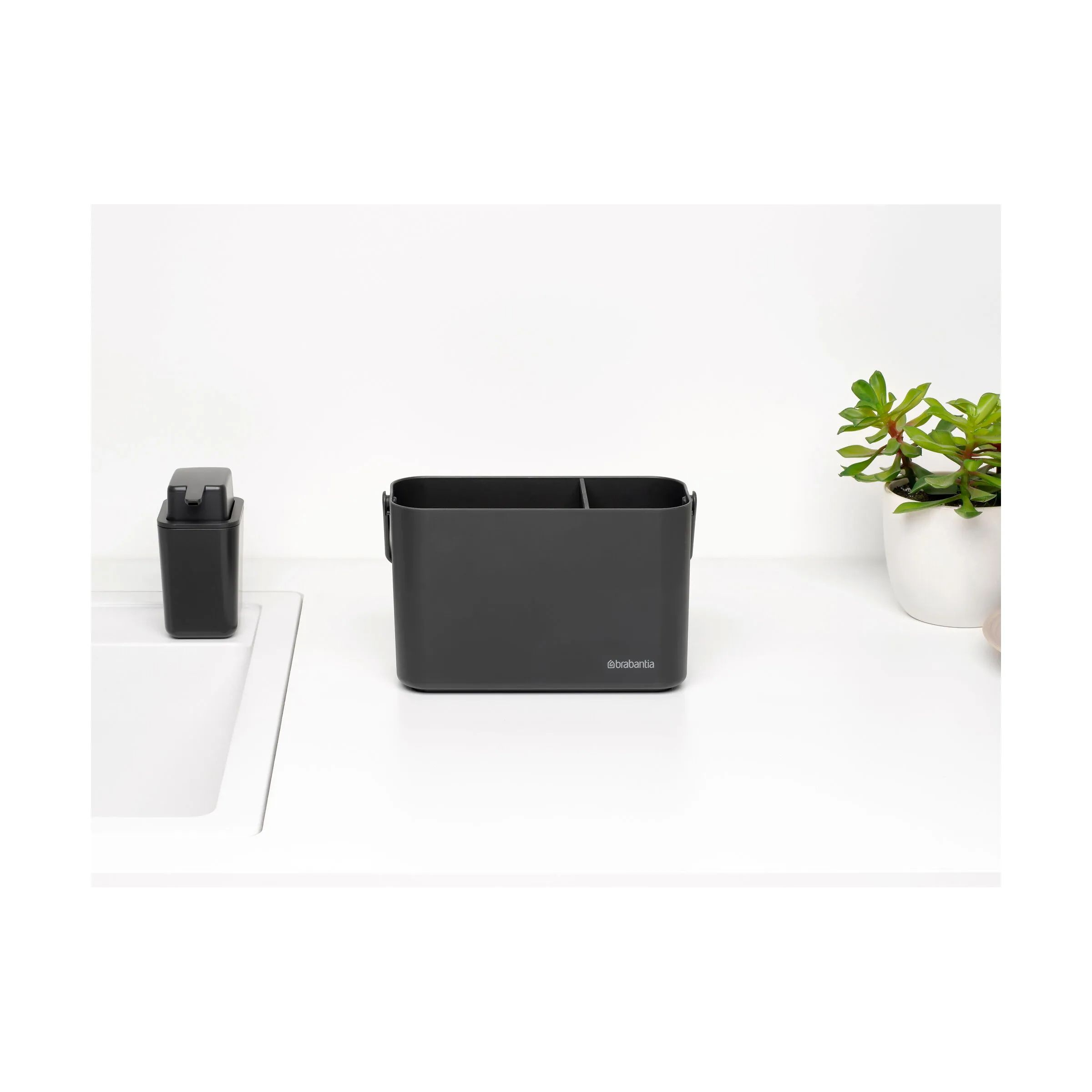 Brabantia Øvrigt tilbehør til opvask SinkSide Redskabsholder i Dark Grey, 5