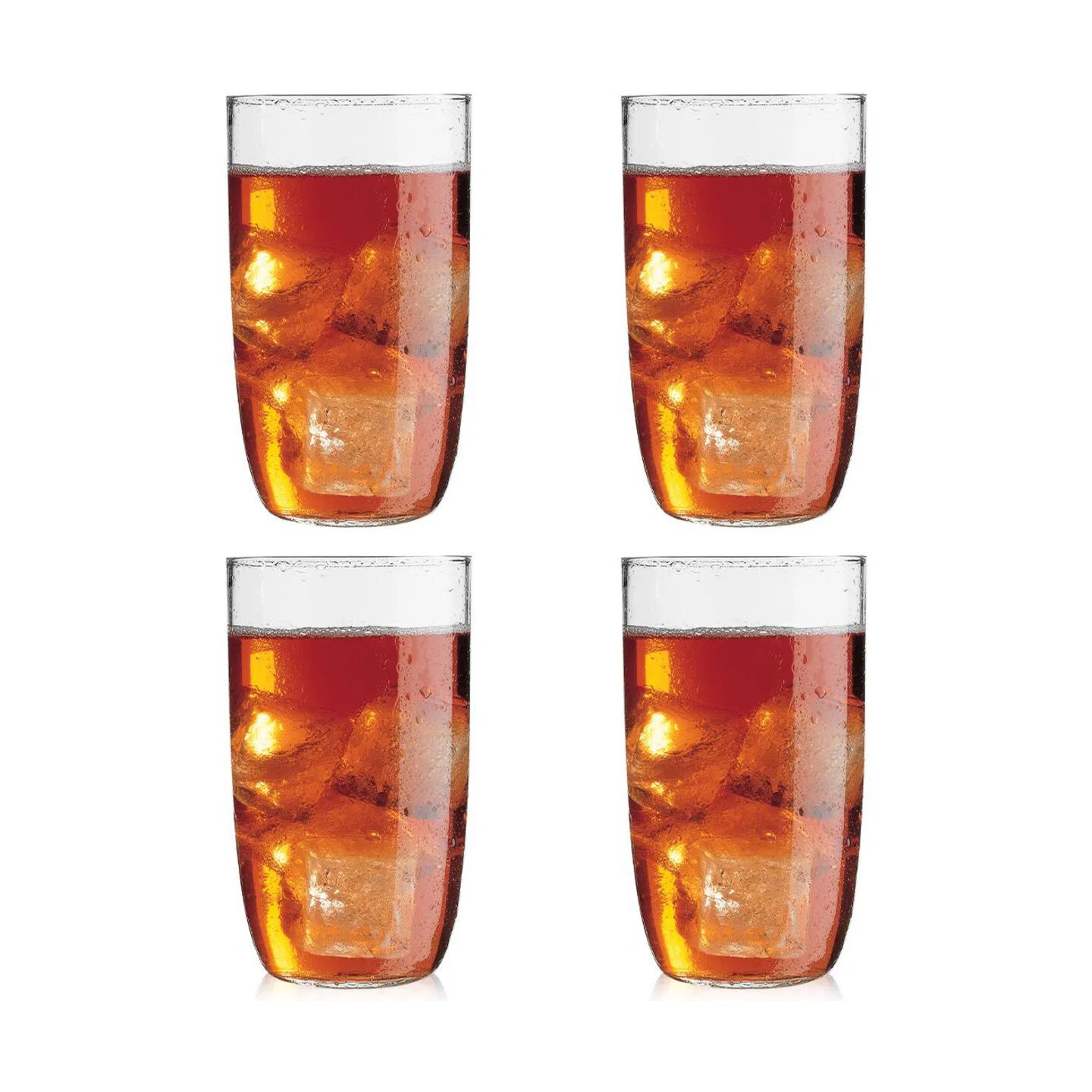 Bodum Vandglas Kvadrant Vandglas - 4 stk. i Klar, 50 cl, 1