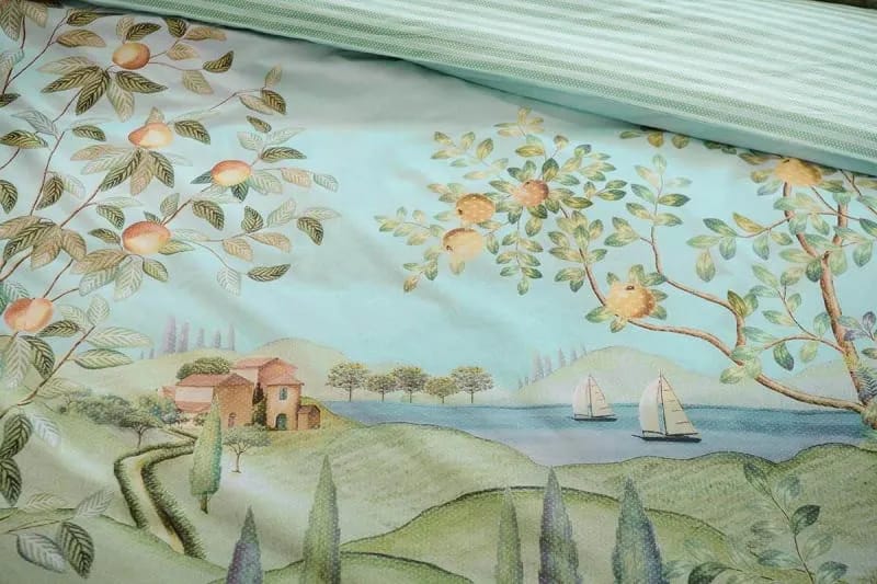 PIP Studio Sengetøj Sengetøj i Green, B140 x L200 cm, 4