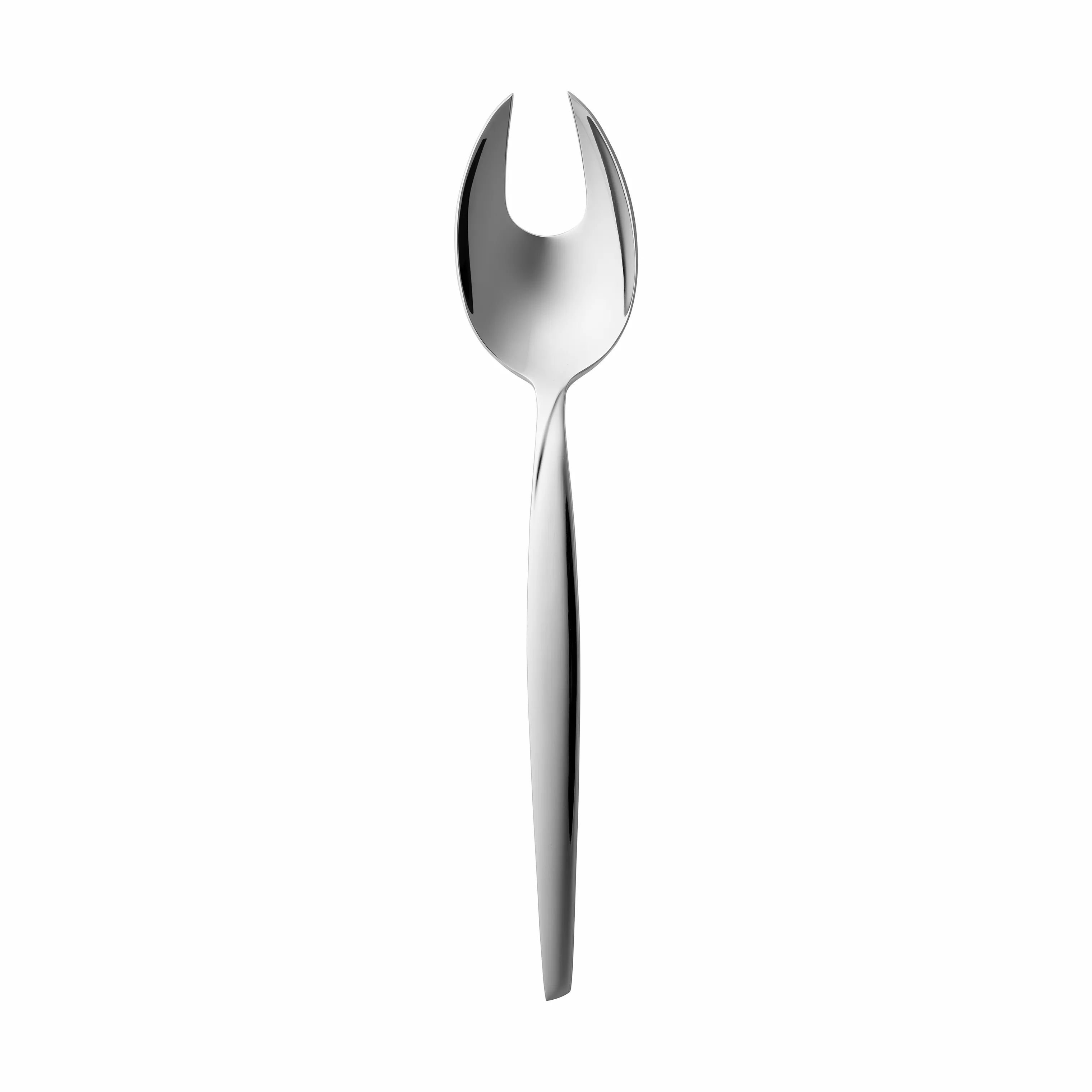 Gense Tagtøj Twist Serveringsgaffel i Blank/Stål, 1