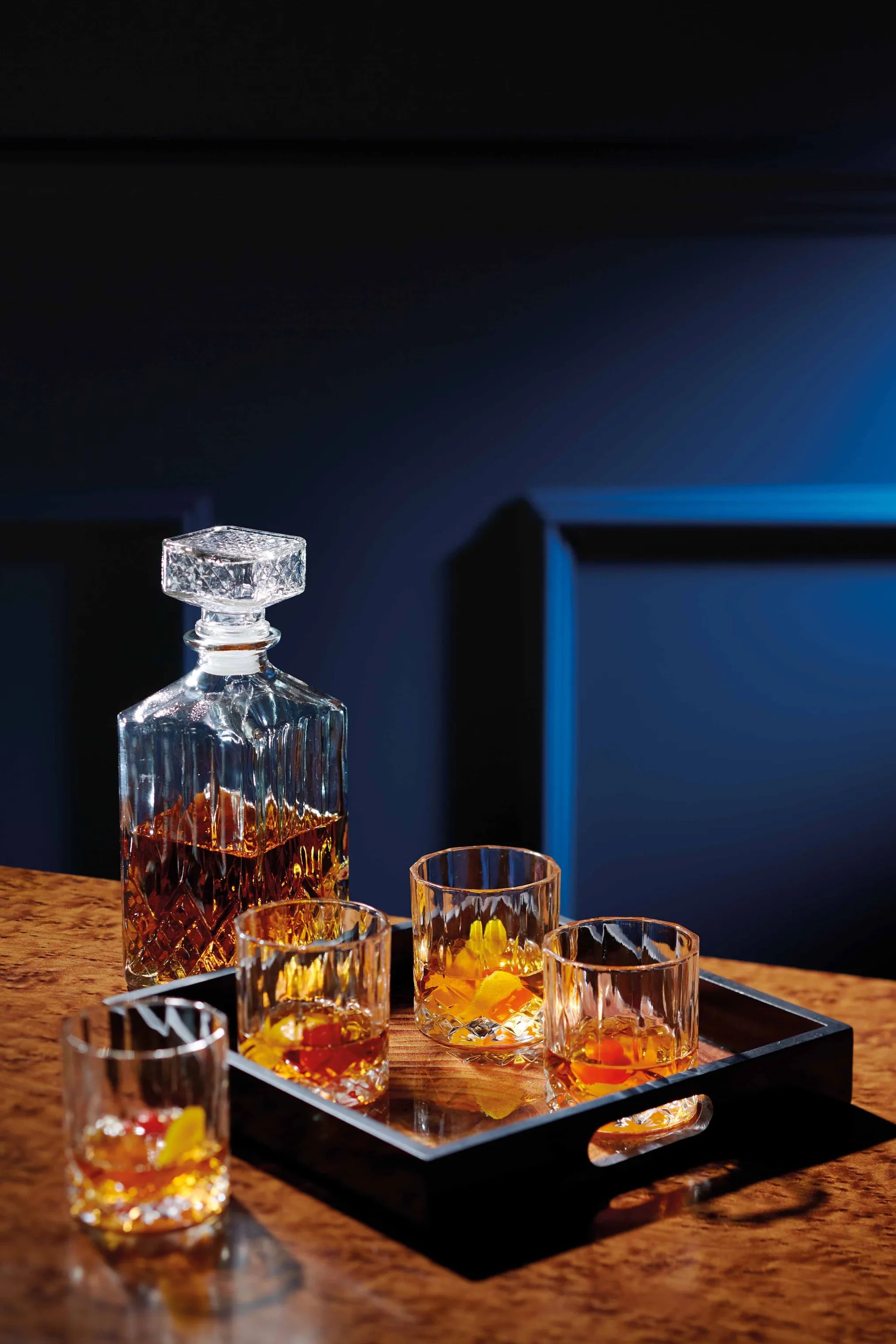 BarCraft Cocktailglas Karaffelsæt - 5 dele i Klar, 5