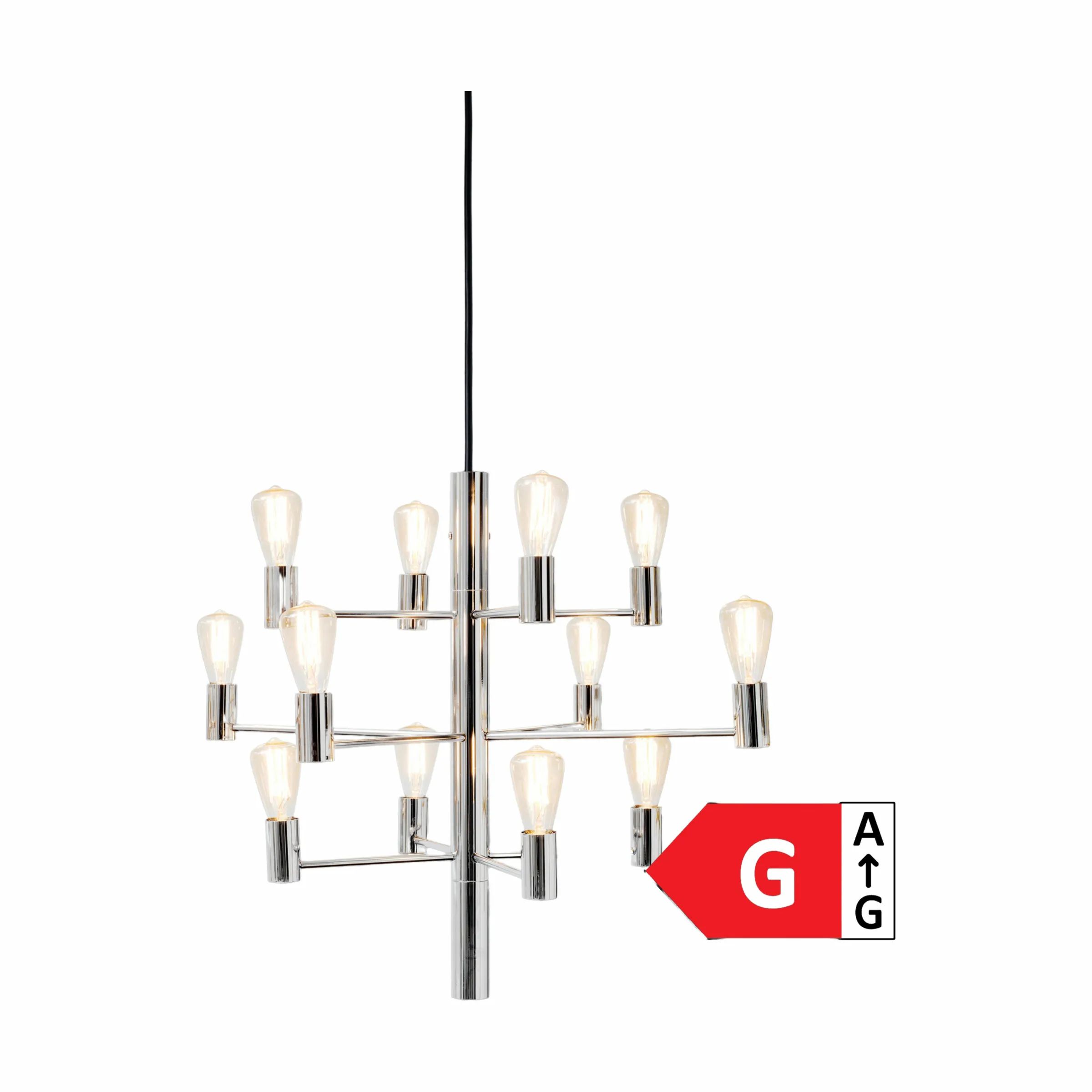Herstal Pendler Manola Pendel i Krom, 60 cm, 1