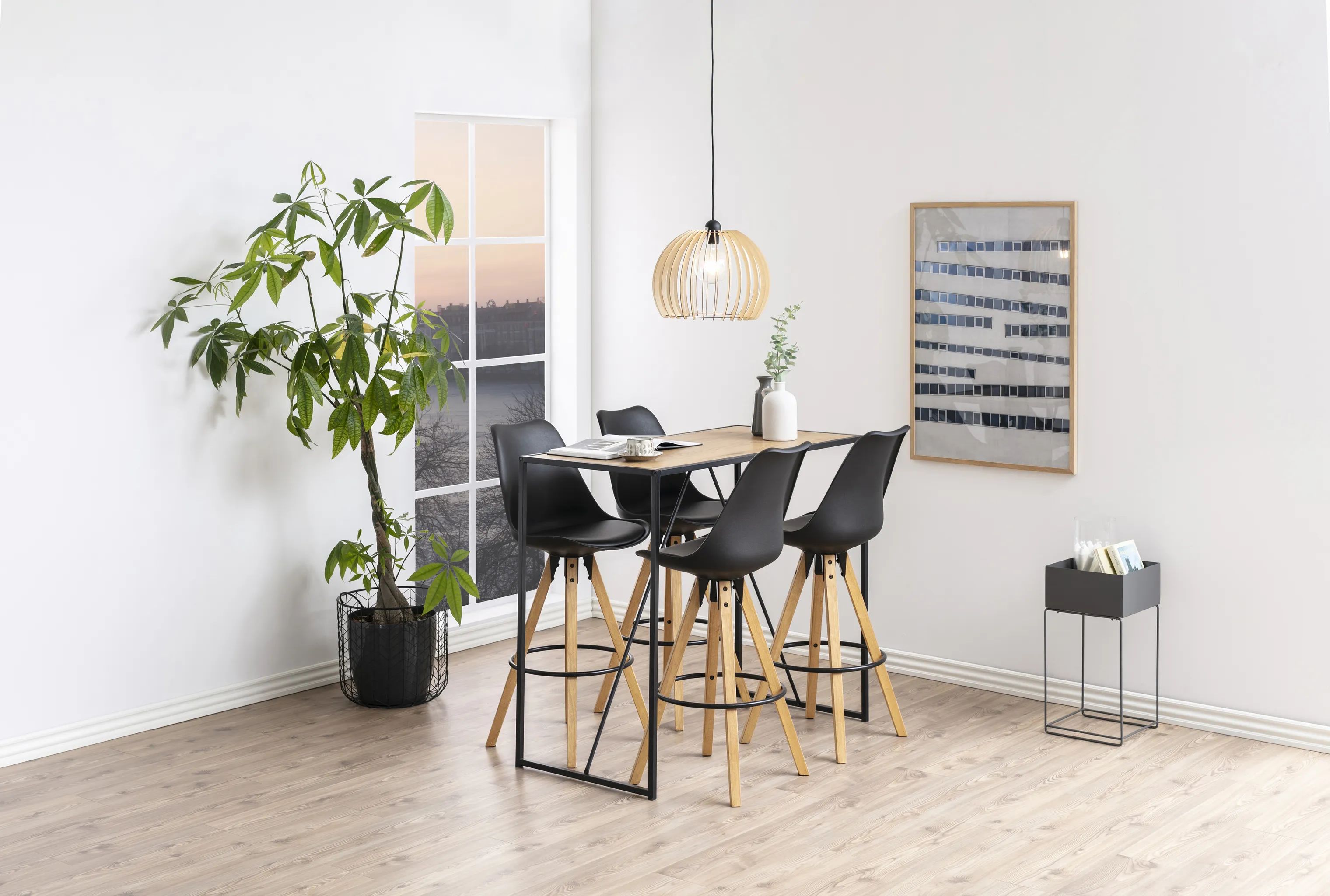 CASA Living Barstole Dima Barstol - 2 stk i Sort, 2