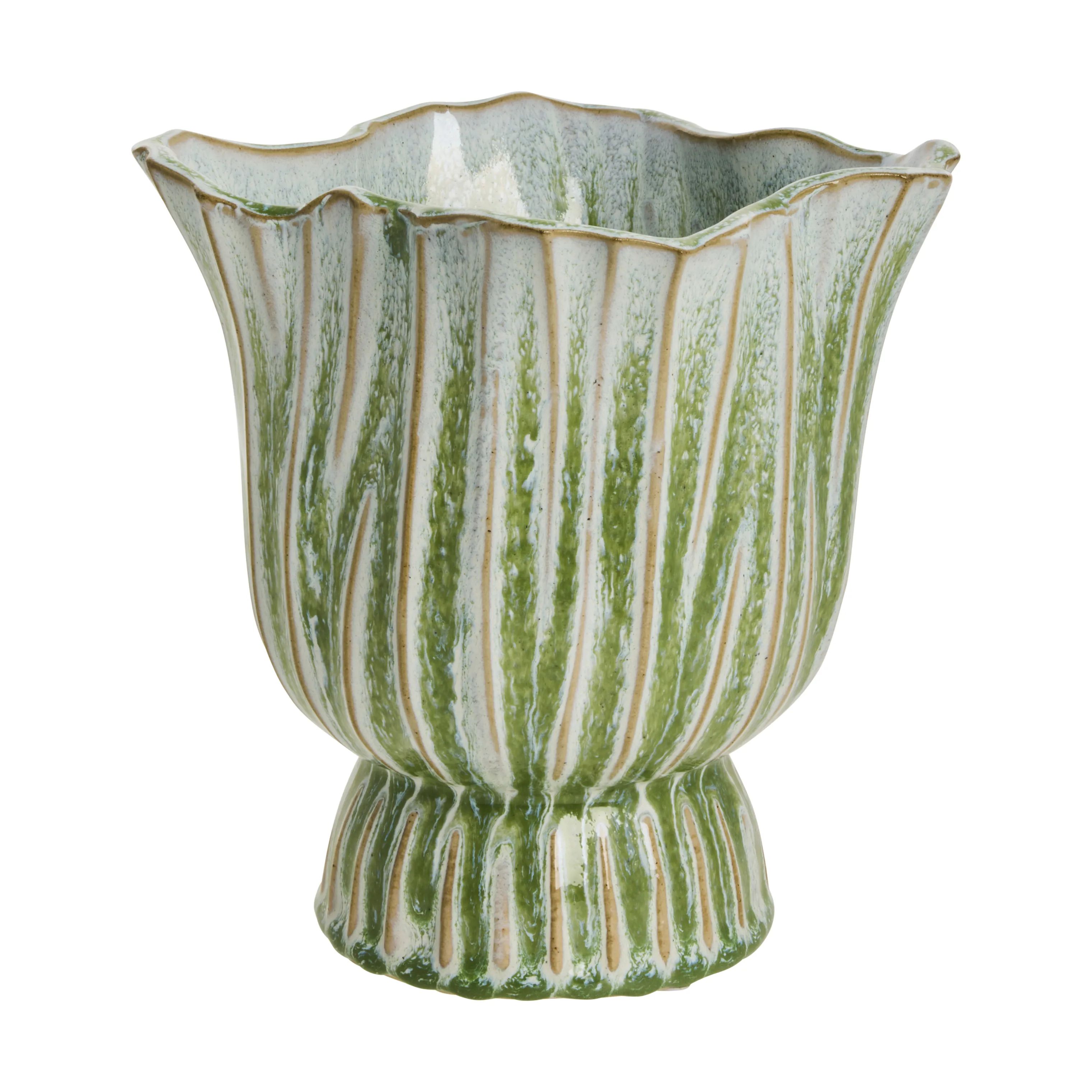 Lene Bjerre Urtepotteskjulere Palazzo Urtepotteskjuler i Grøn, 19 cm, 1