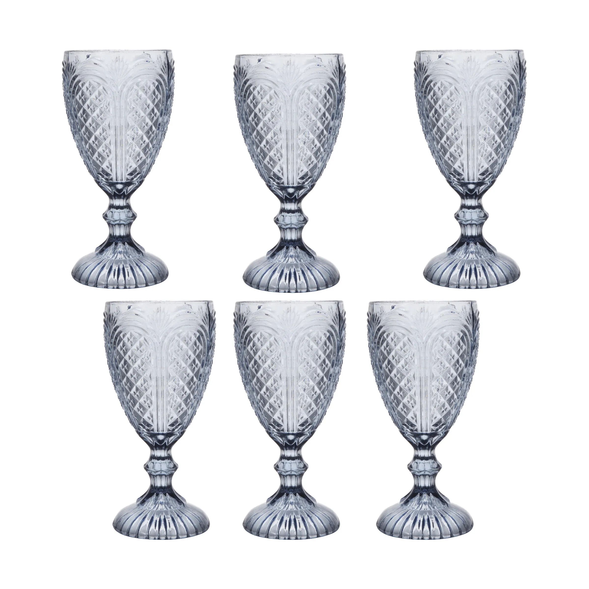 Fortessa Hvidvinsglas Carousel Vinglas - 6 stk. i Blå, 1