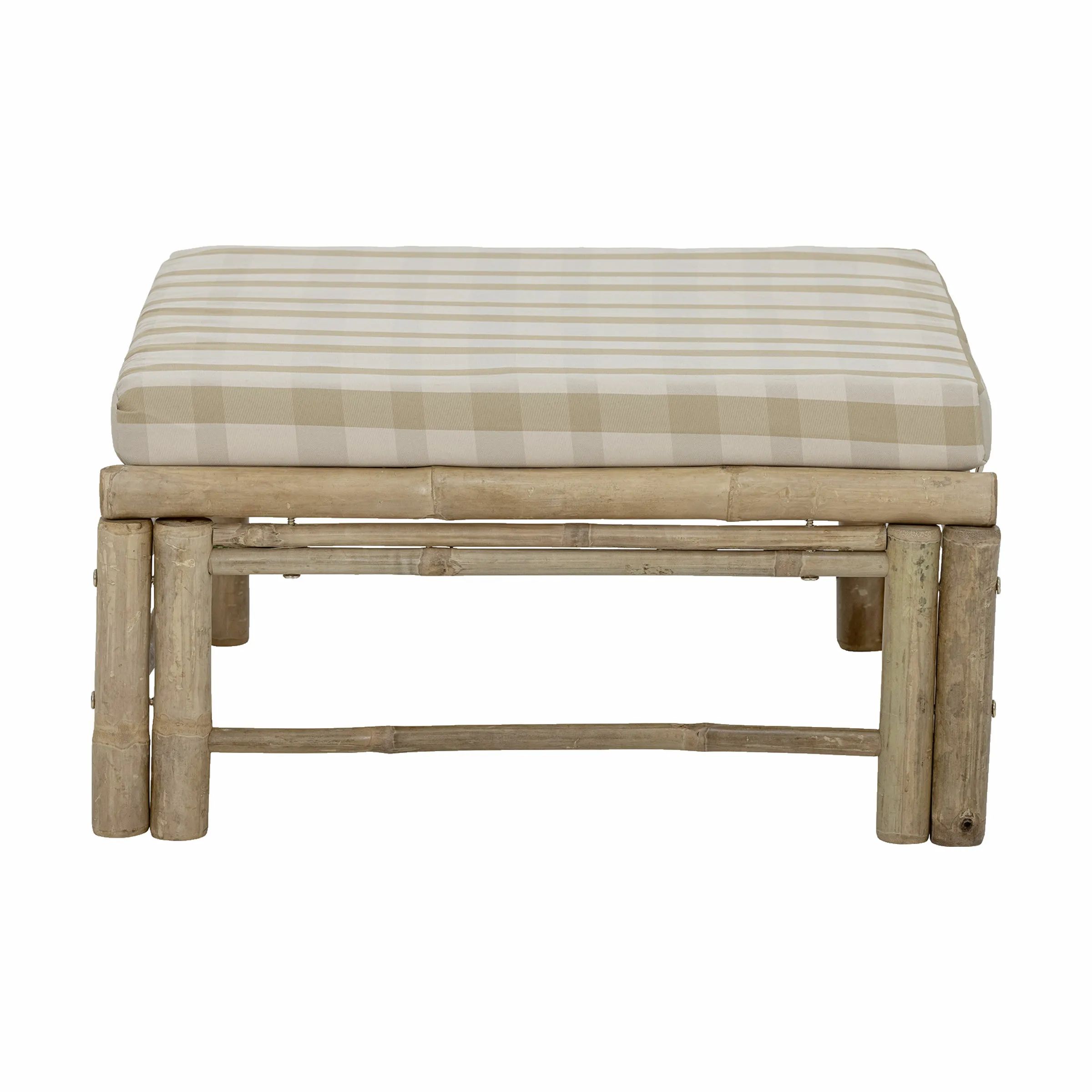 Bloomingville Loungestole Korfu Modul Haveskammel i Natur, B72 x L72 cm, 1