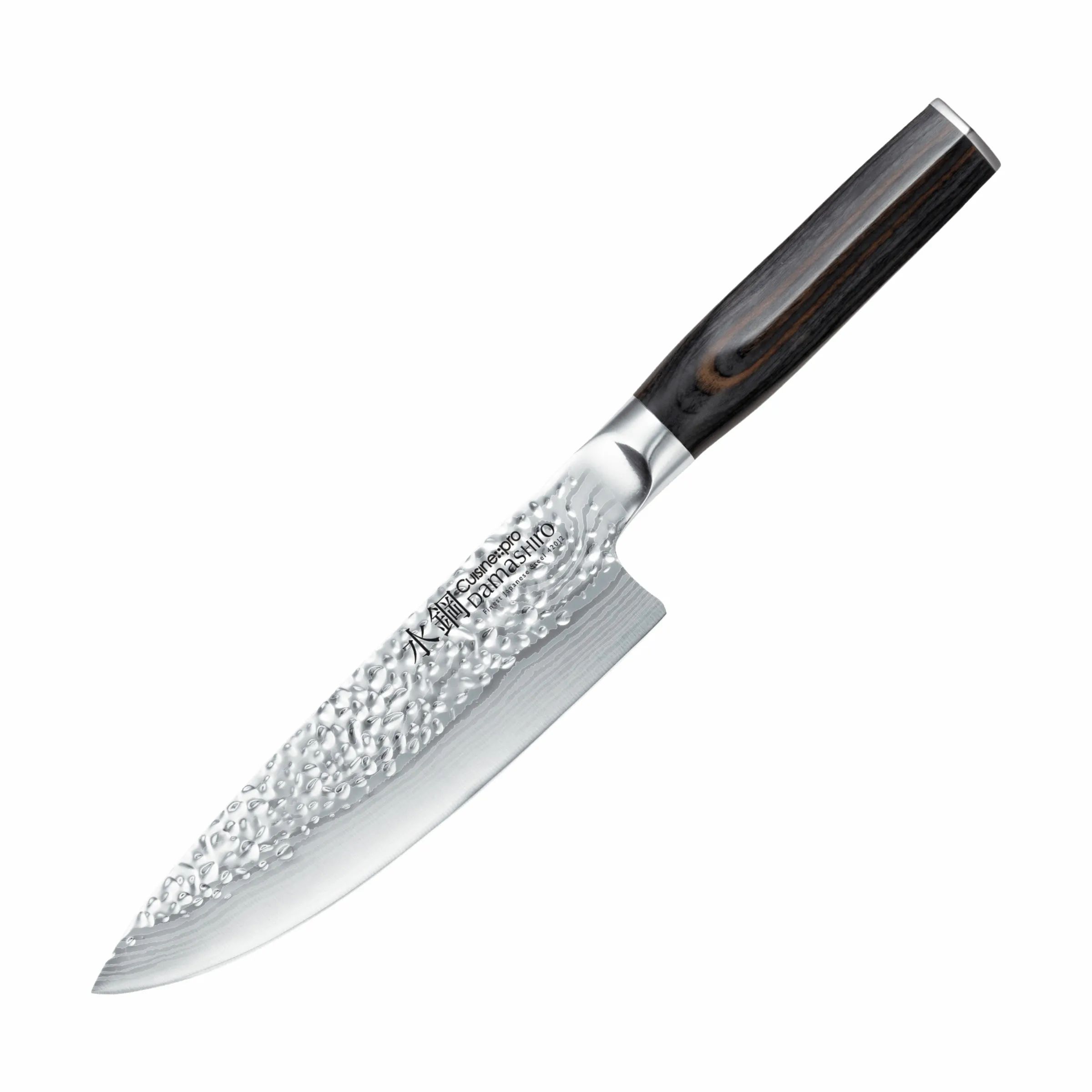 THE CUSTOM CHEF™ Kokkeknive Cuisine::pro® Damashiro® EMPEROR Cuisine::pro Damashiro® EMPEROR Kokkekniv i Sølvfarvet/brun, 1