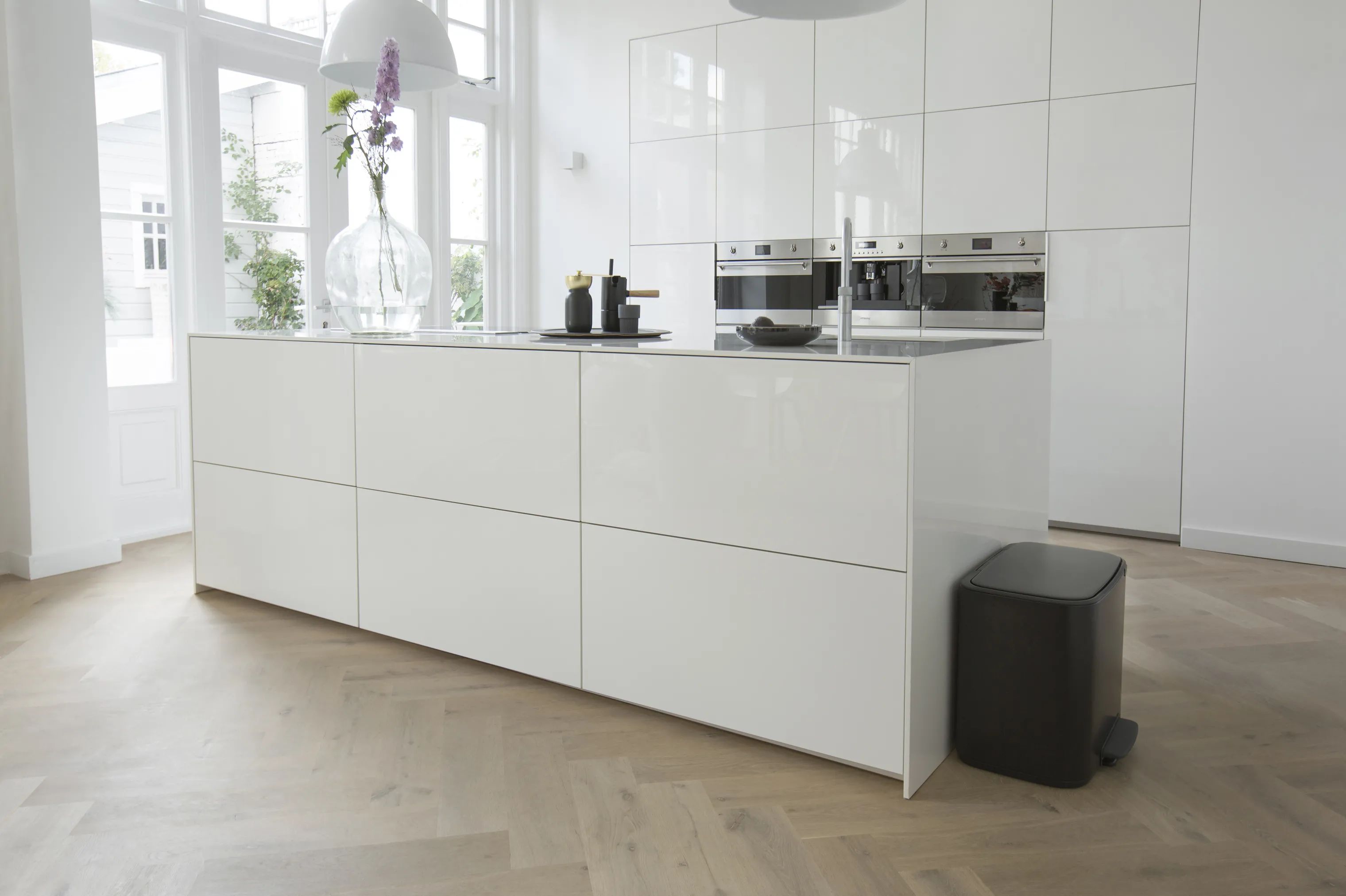 Brabantia Toiletspande BO Pedalspand i Mat sort, 34 L, 2