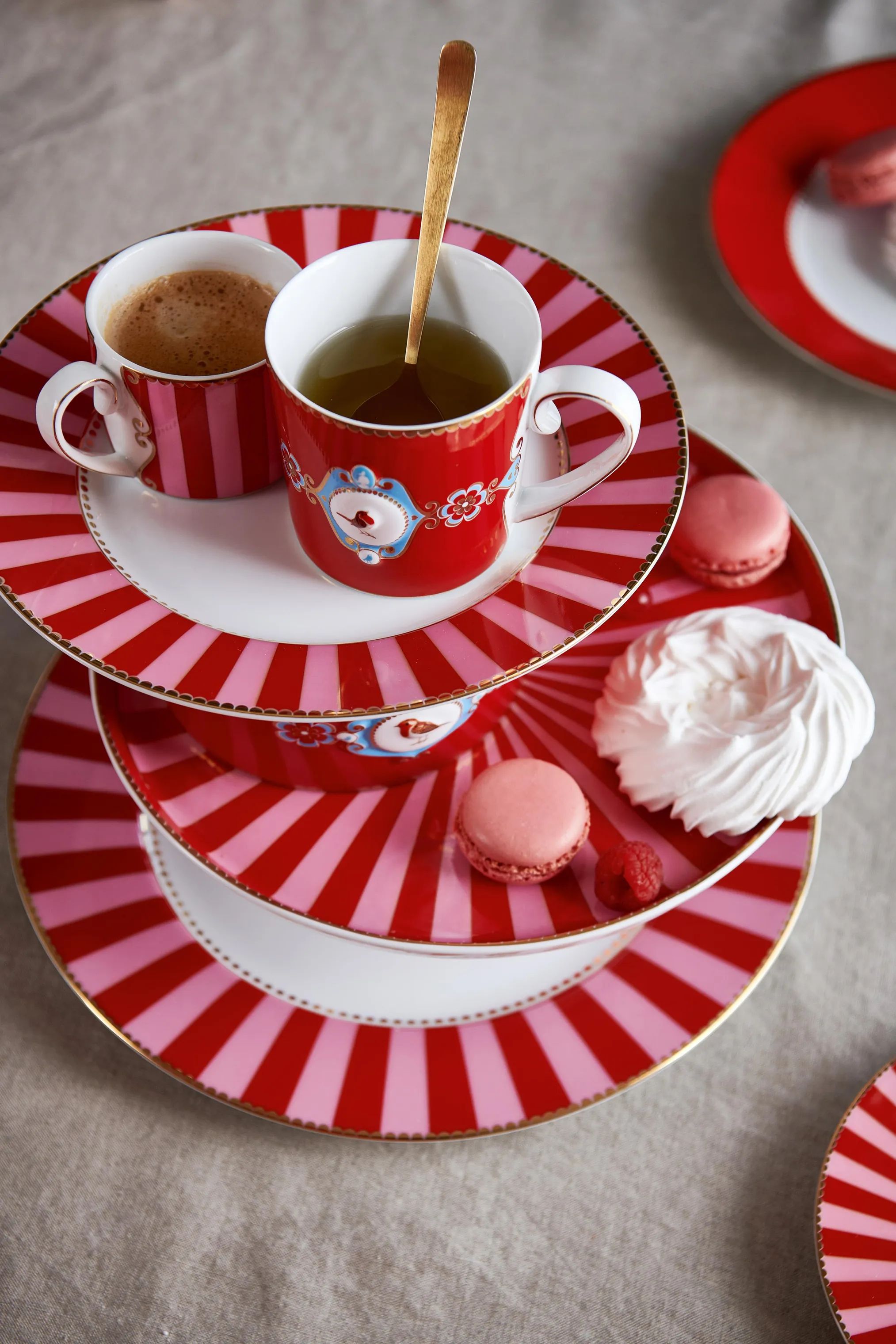 PIP Studio Serveringsfade Love Birds Fad i Red, 2