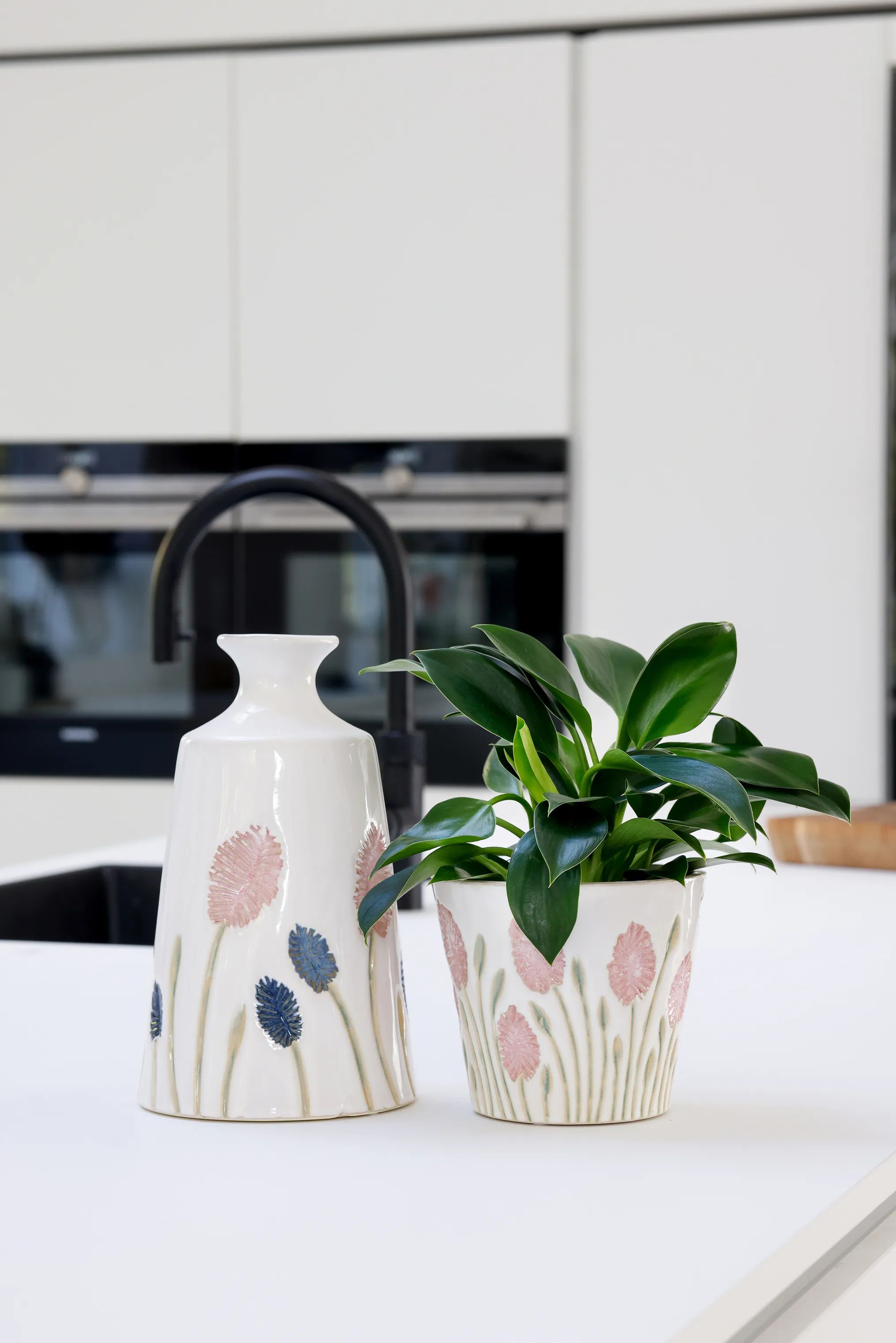 CASA Living Vaser Vase i Hvid/rosa, 2