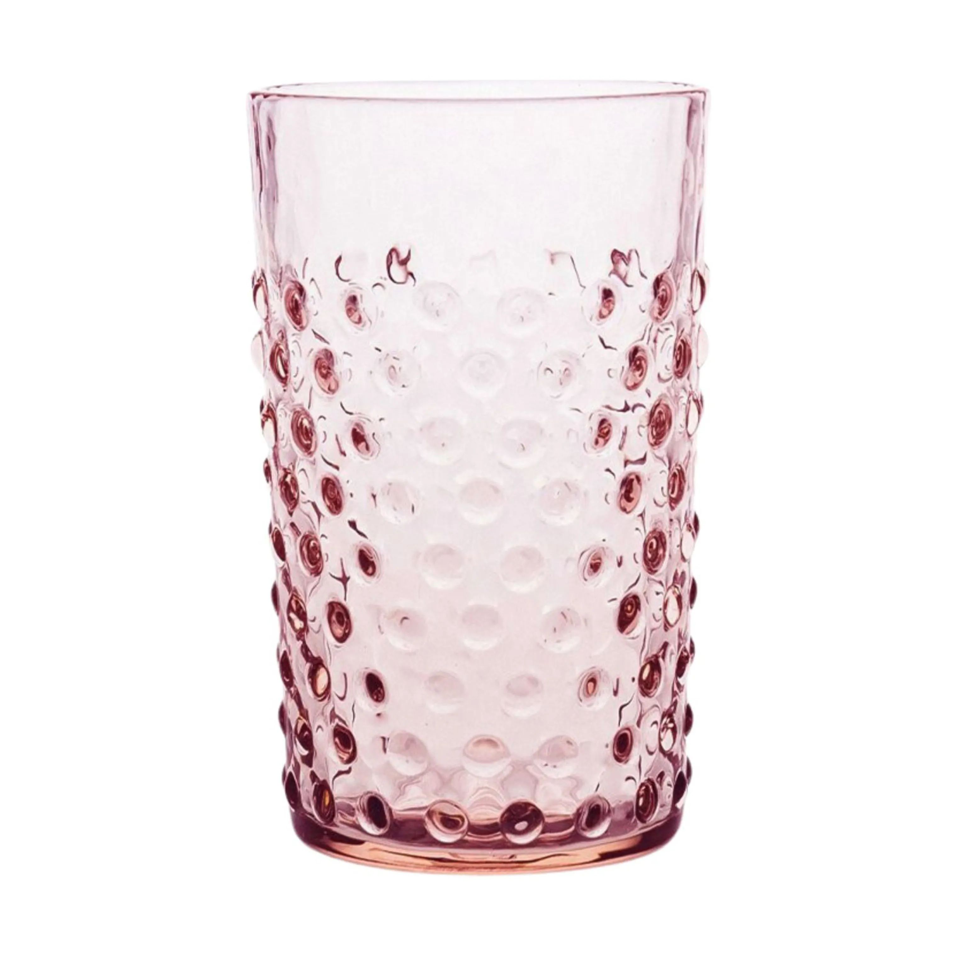 Anna von Lipa Vandglas Hobnail Vandglas i Rosa, 1
