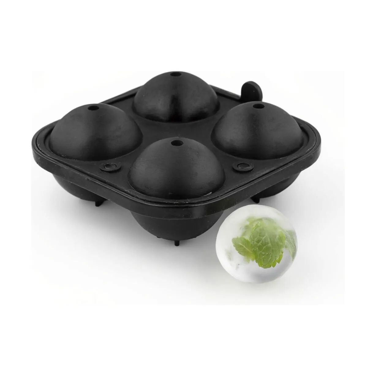 Mixology by CASA Living Isterningebakker MIXOLOGY Iskugleform i Sort, 16 cm, 3