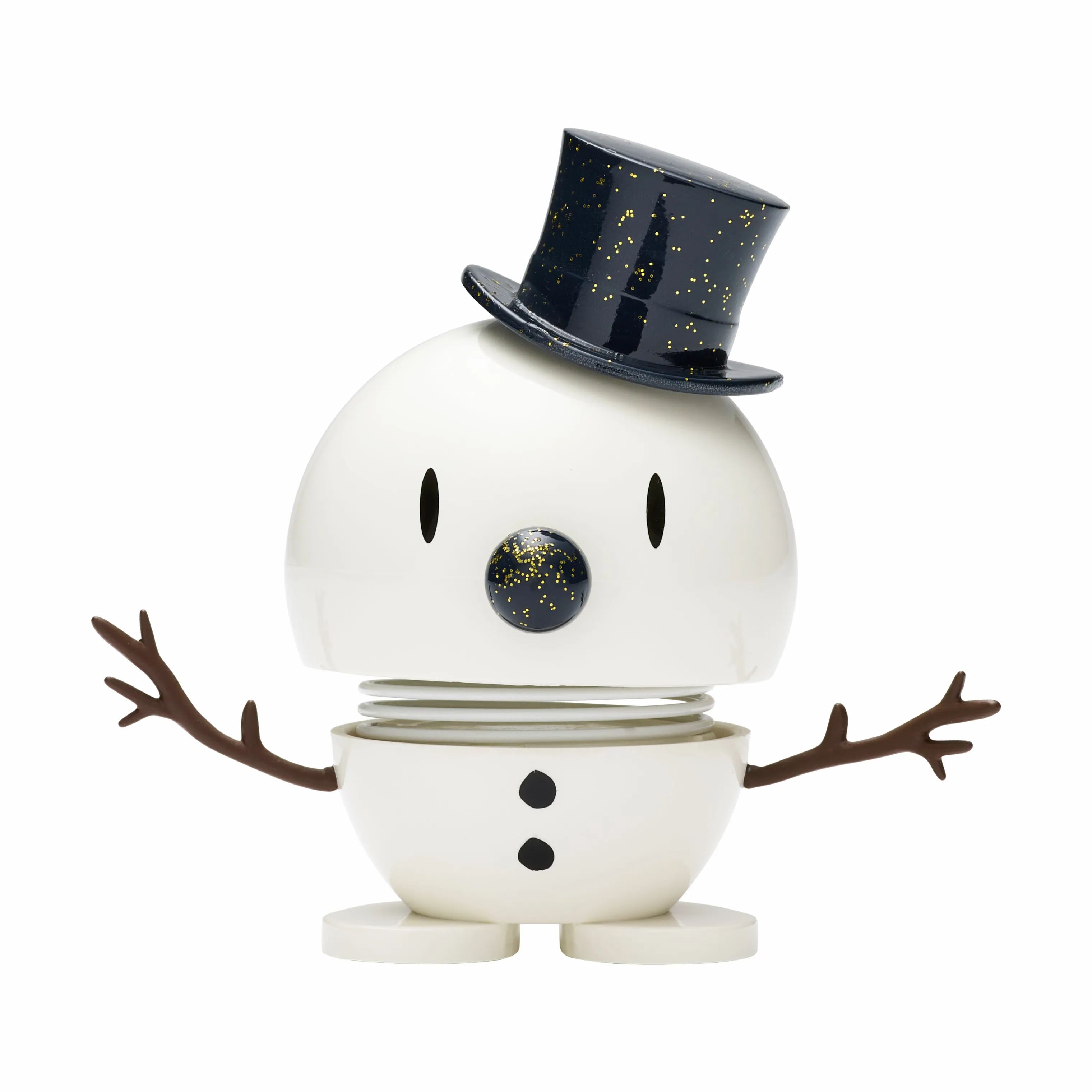 Hoptimist Nisser Christmas - Snemand i Hvid, 12 cm, 1