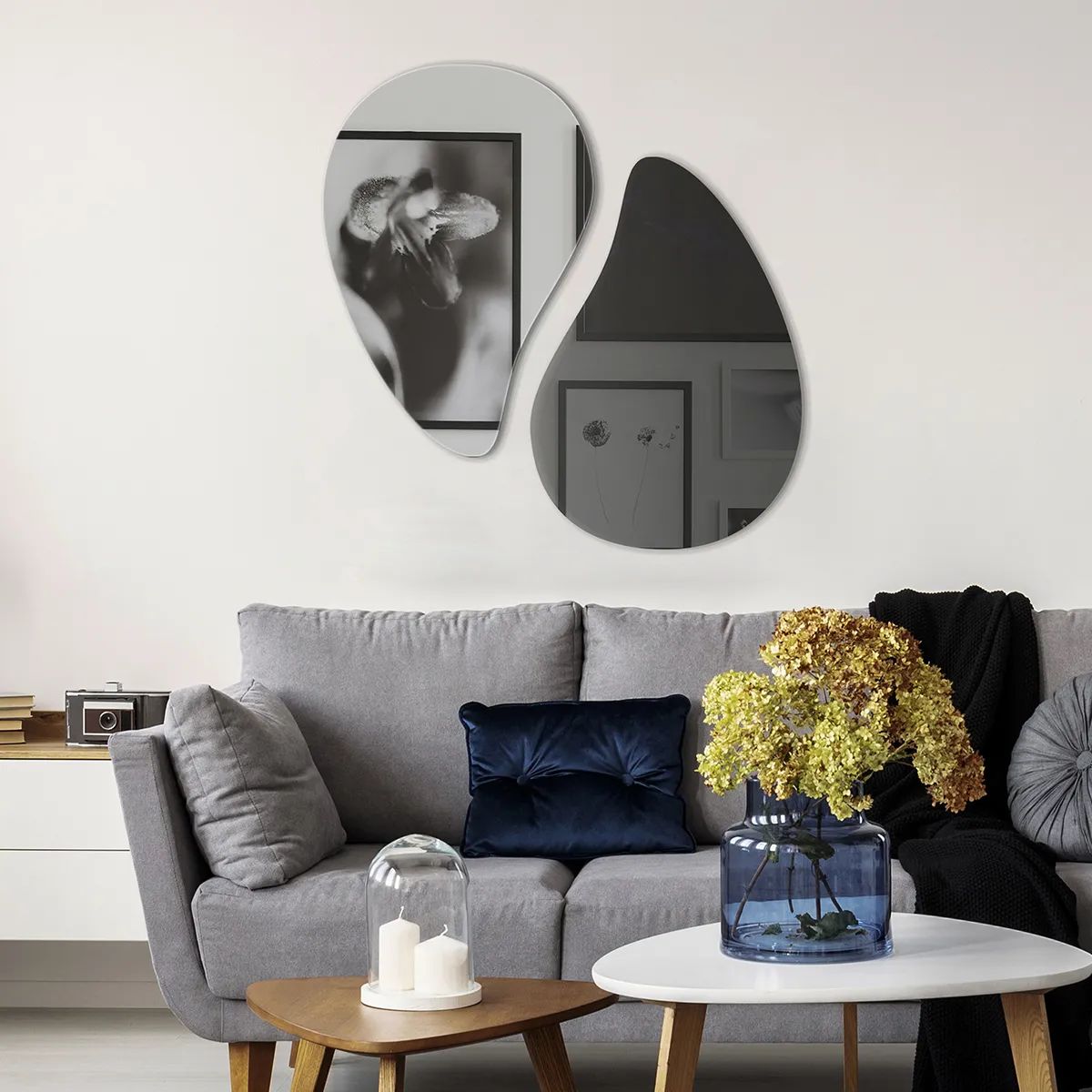 Incado Spejle Asymmetrisk Spejl i 80 cm, 2