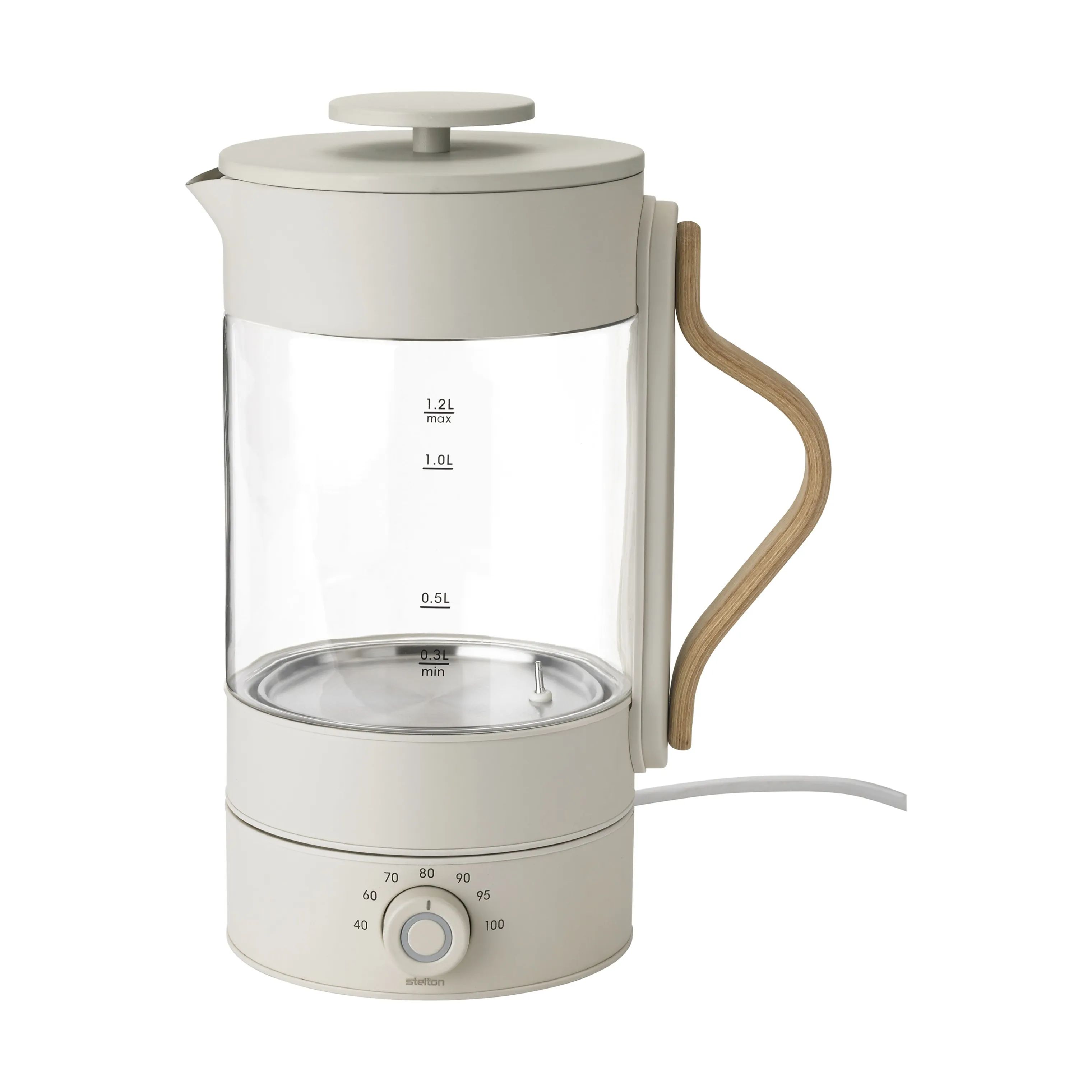 Stelton Elkedler Emma Elkedel i clear/sand, 1