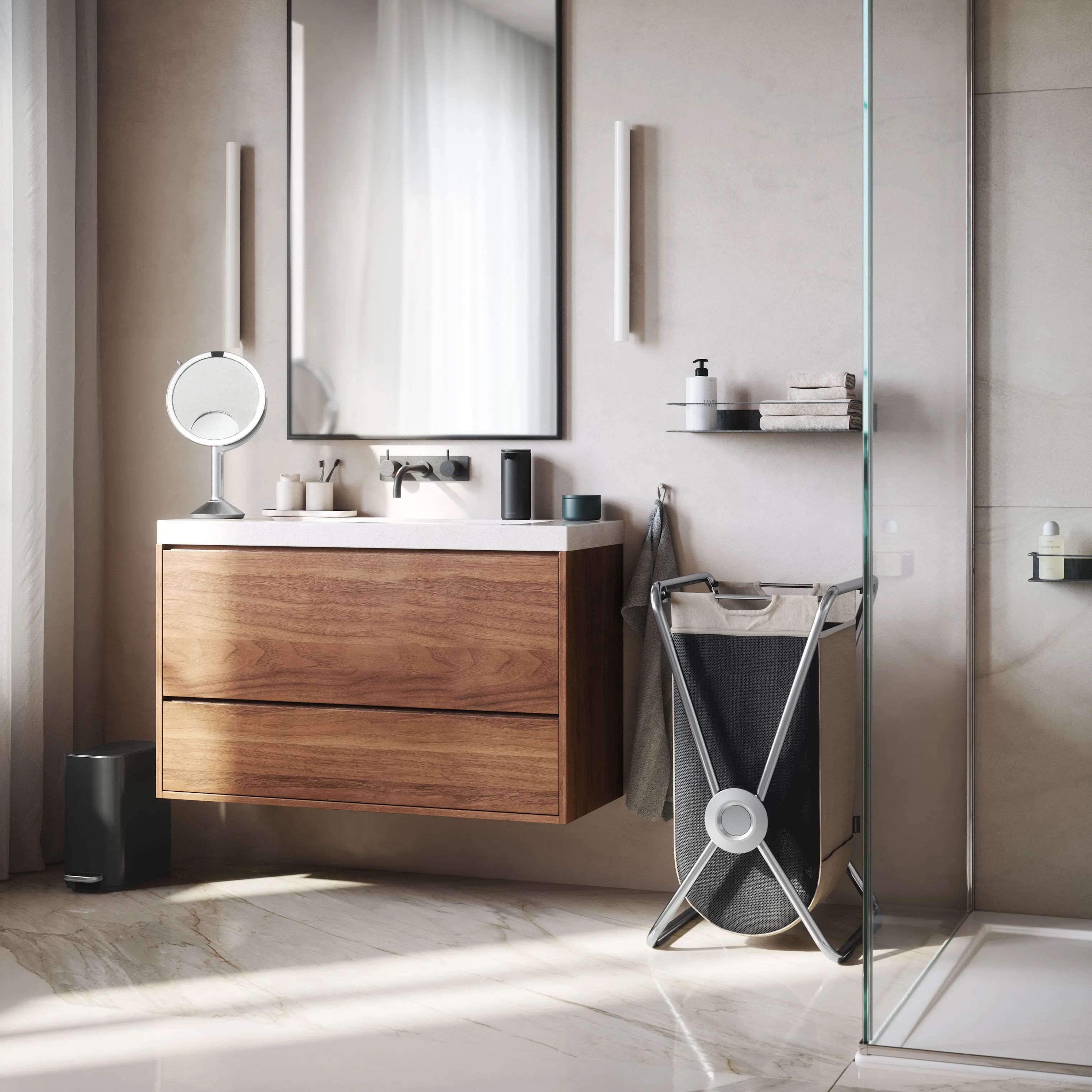 Simplehuman Vasketøjskurve Vasketøjskurv i Krom, 2