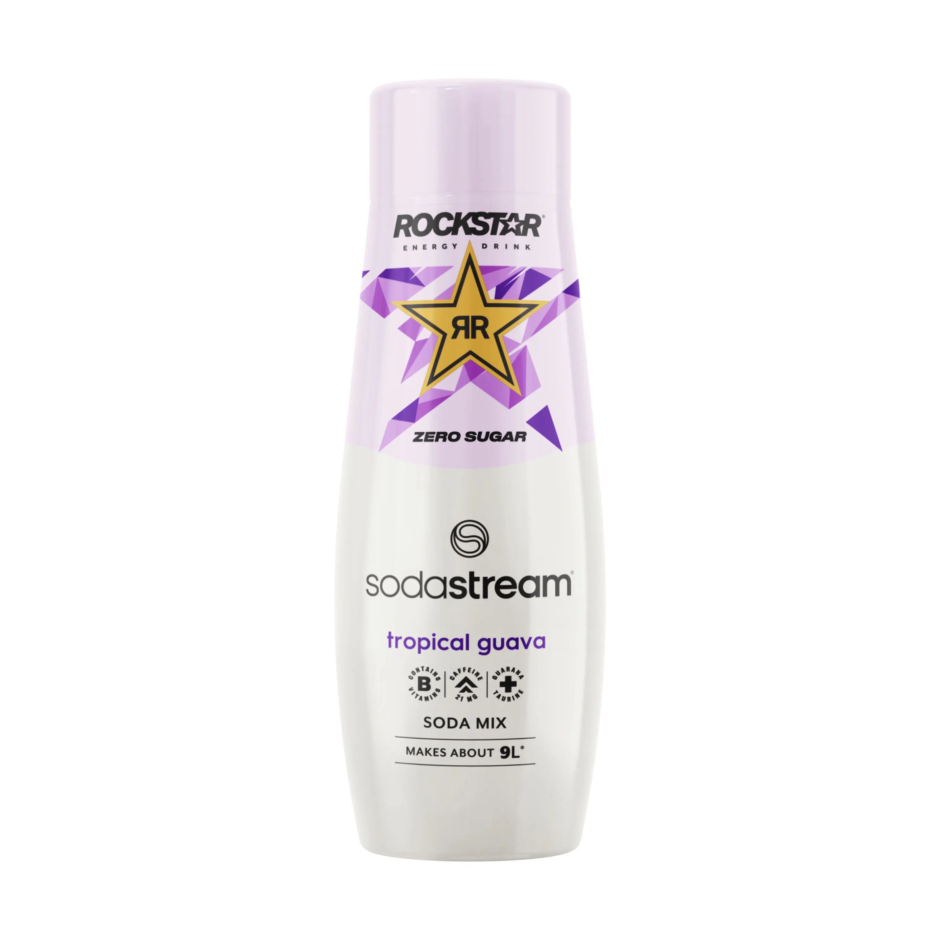 SodaStream Smagskoncentrater Sirup - Rockstar Energy Guava Zero i Hvid, 1