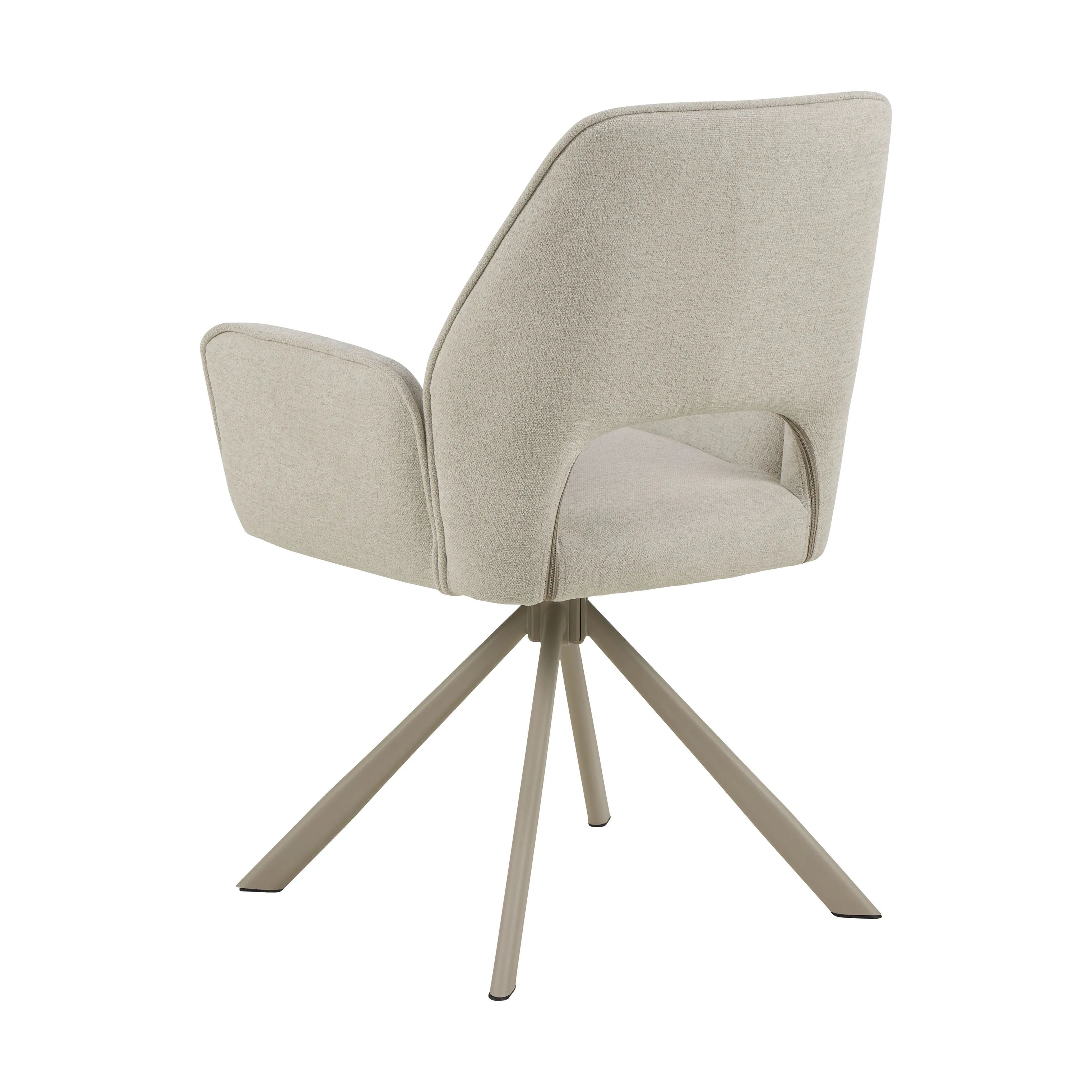 CASA Living Spisebordsstole Graham Spisebordsstol - 2 stk. i beige, 5