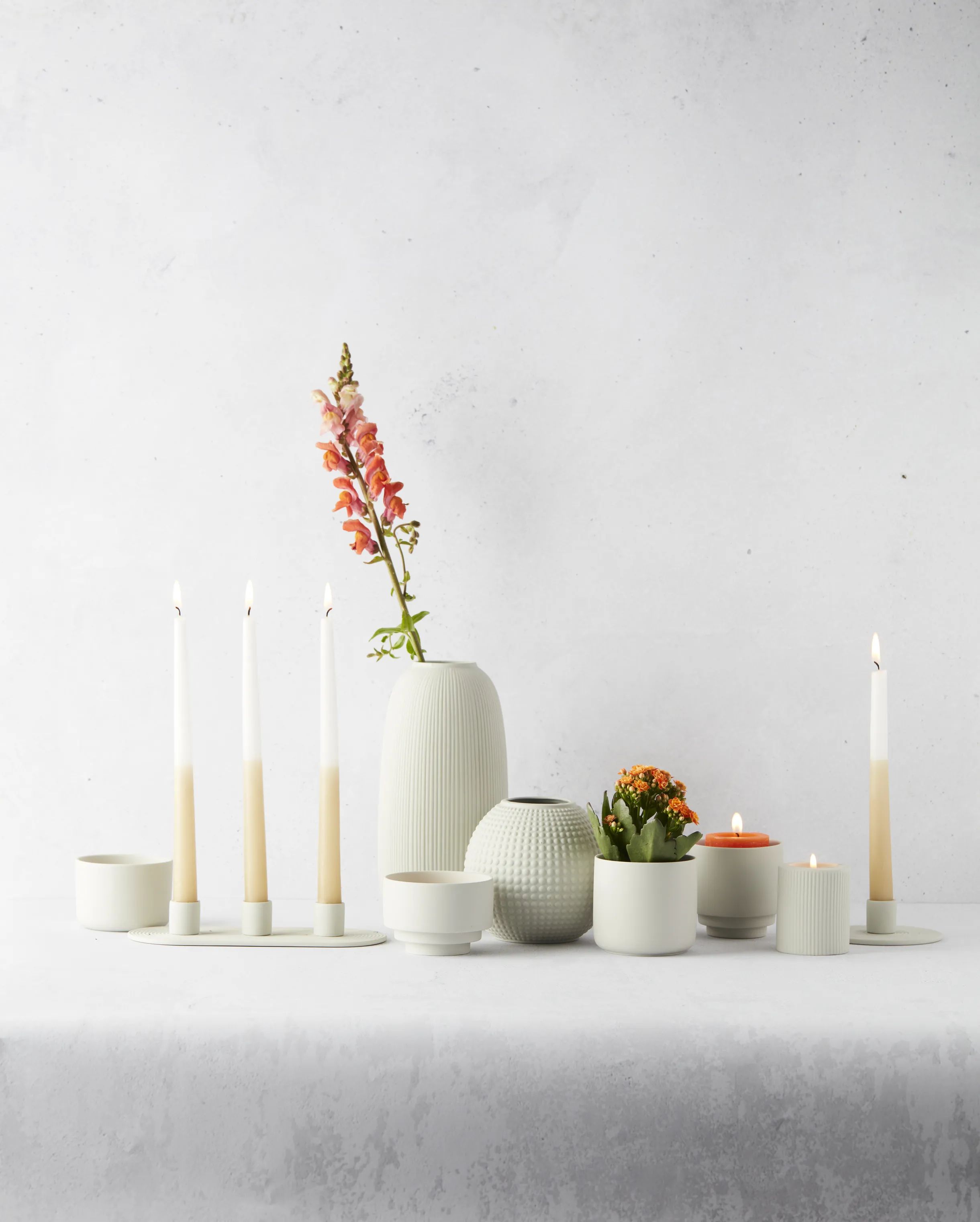 Point Virgule Vaser Vase i Light Grey, 3