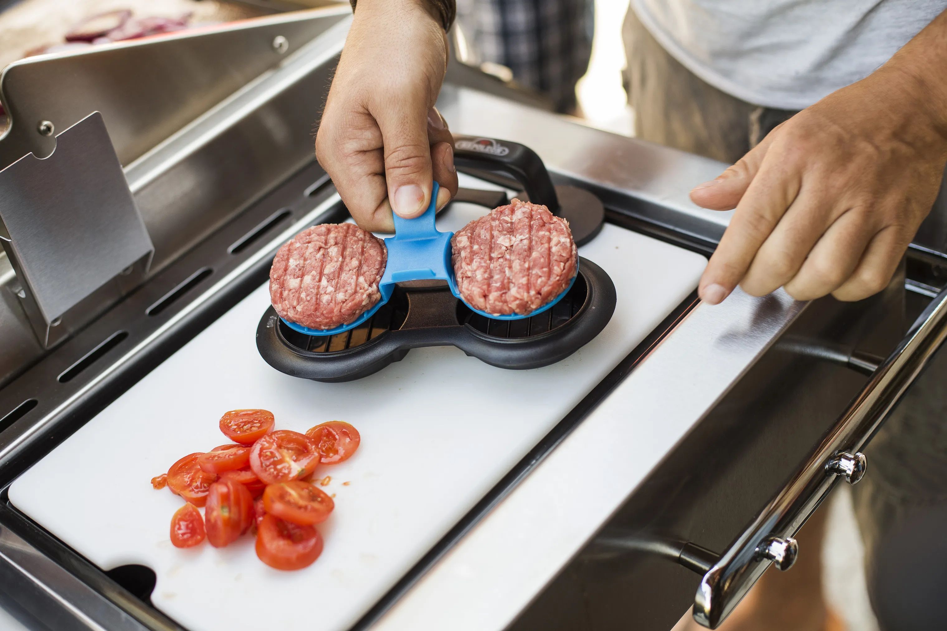 Napoleon Øvrigt køkkengrej Burgerpresser Kit i Sort/blå, 3