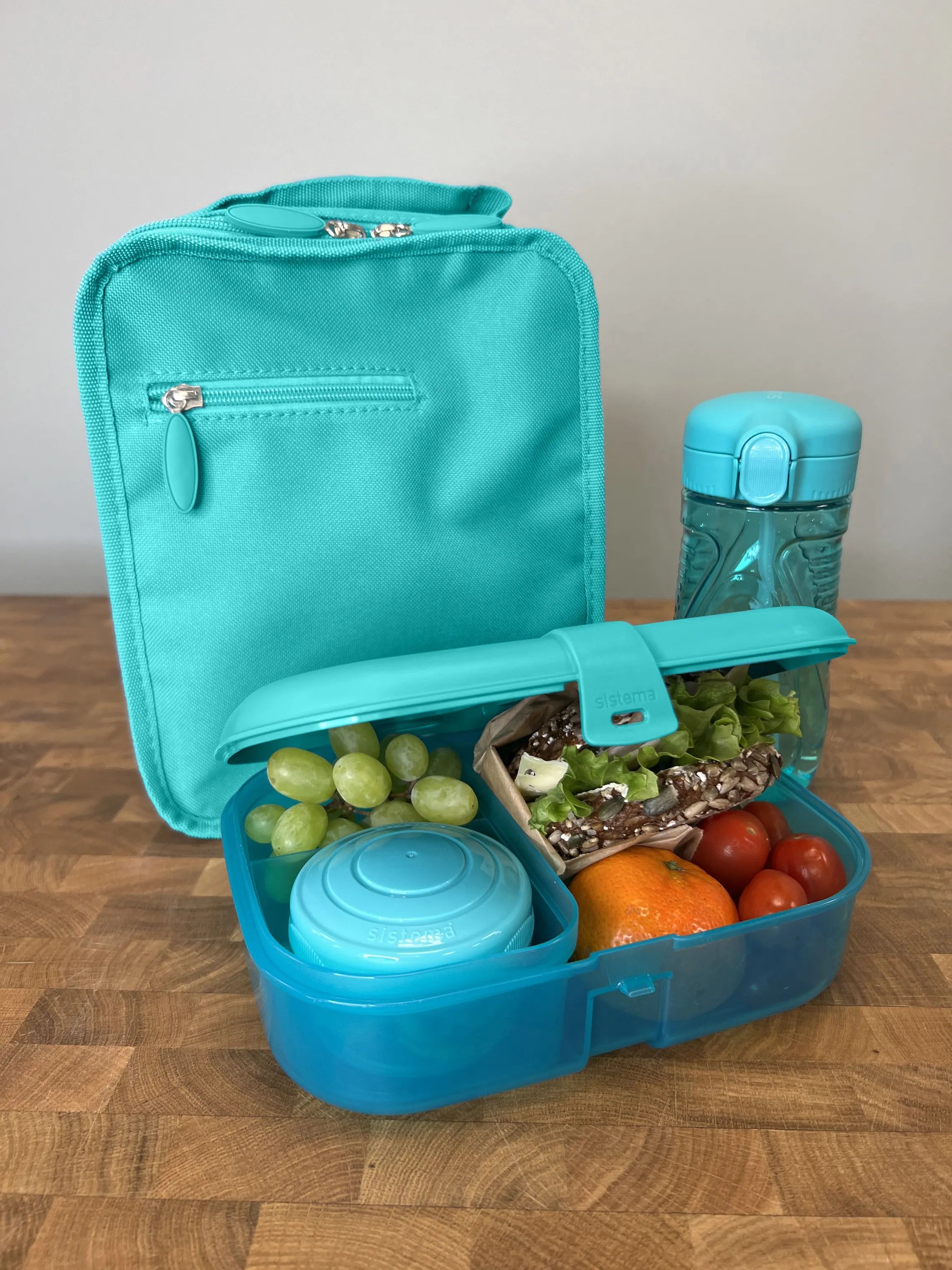 Sistema Madkasser Lunch Time Startpakke - 3 dele i Green, 2