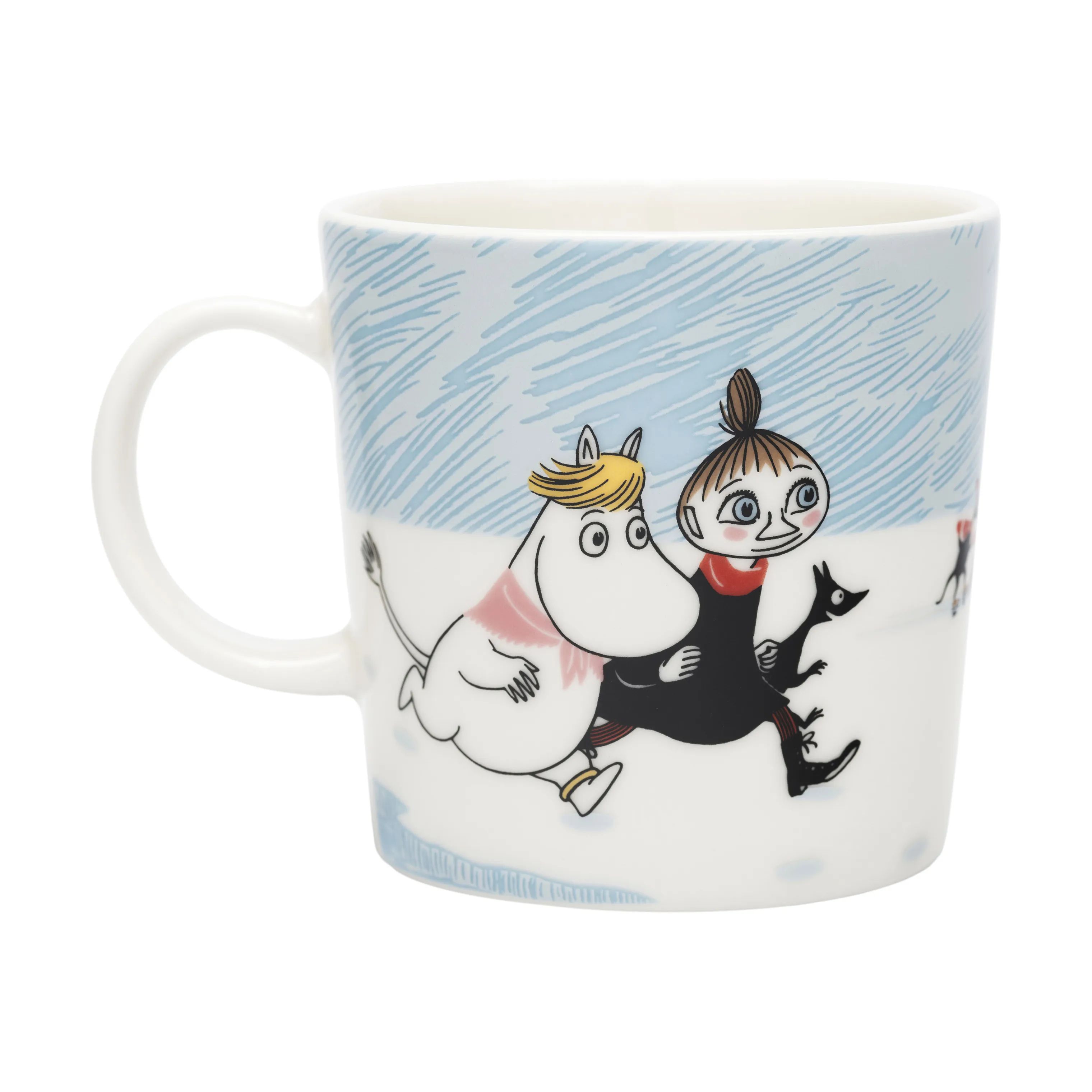 Moomin Arabia Krus og kopper med hank Moomin sæson Vinterbadning Krus i Multifarvet, 3
