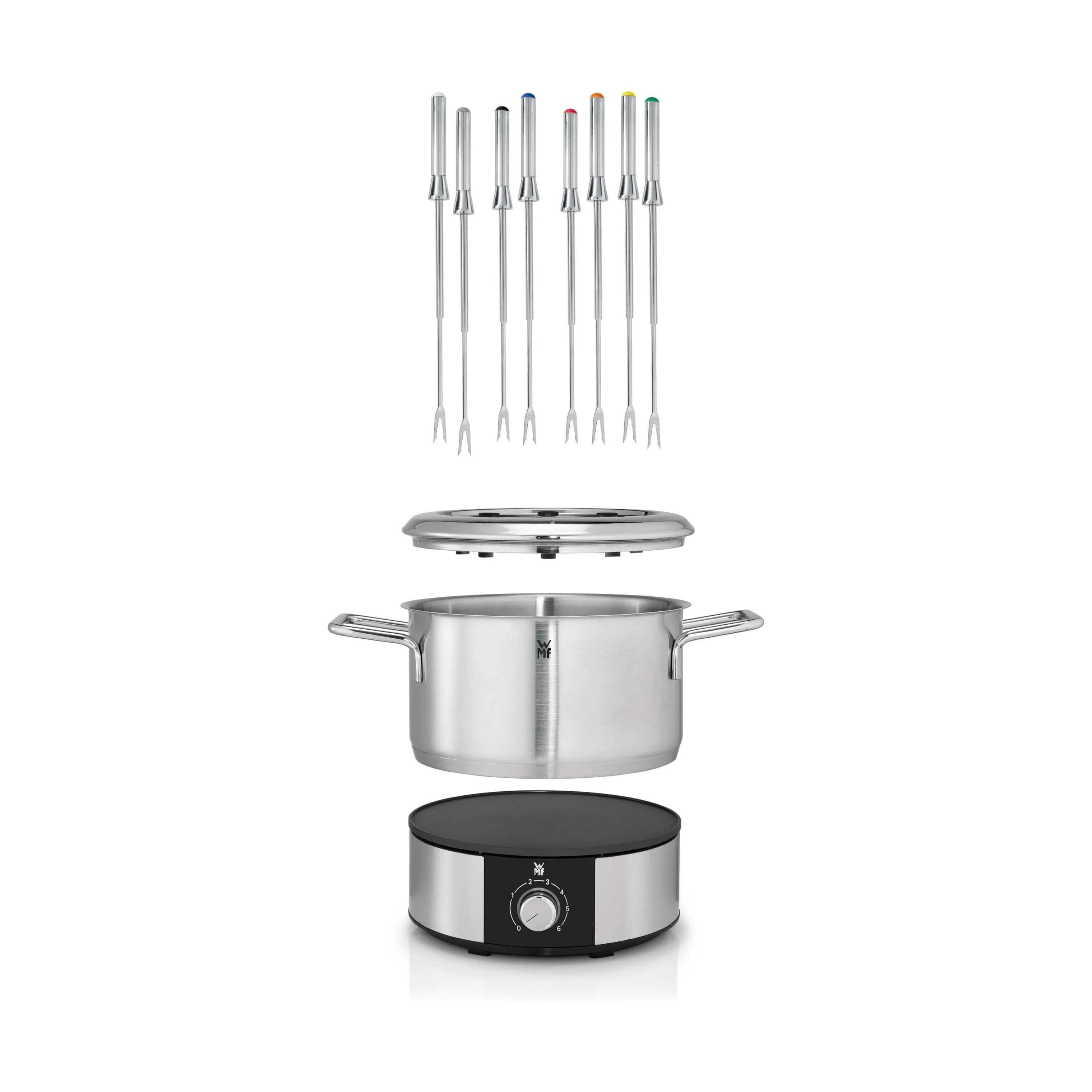 WMF Frituregryder Lono Fondue i Sølvfarvet / Sort, 3