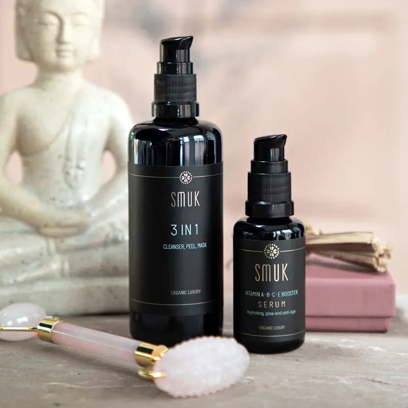 SMUK skincare Ansigtspleje Faceroller m. struktur i Lyserød med struktur, 2