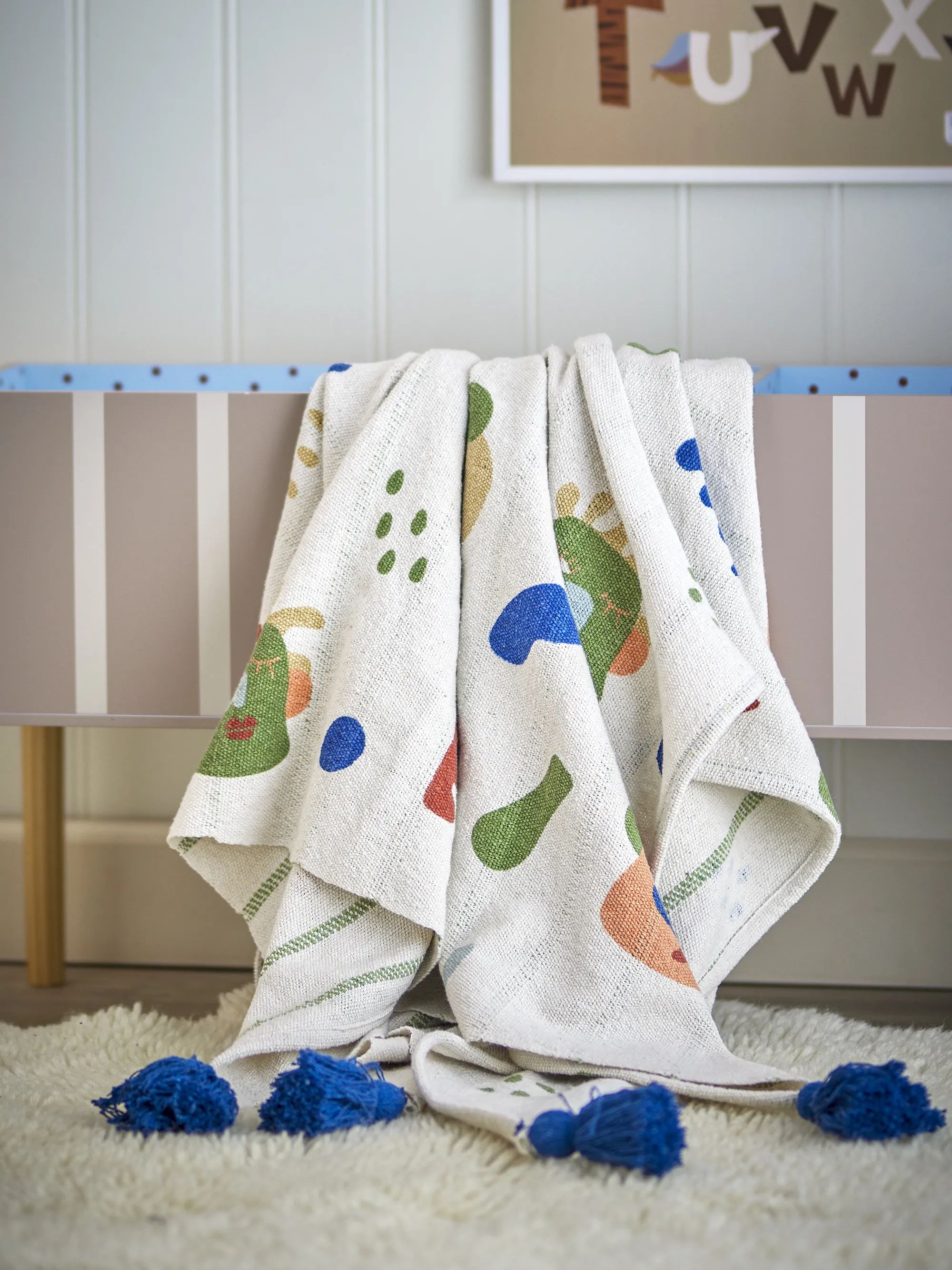 Bloomingville Mini Plaider Sylvie Plaid i Natur, 2