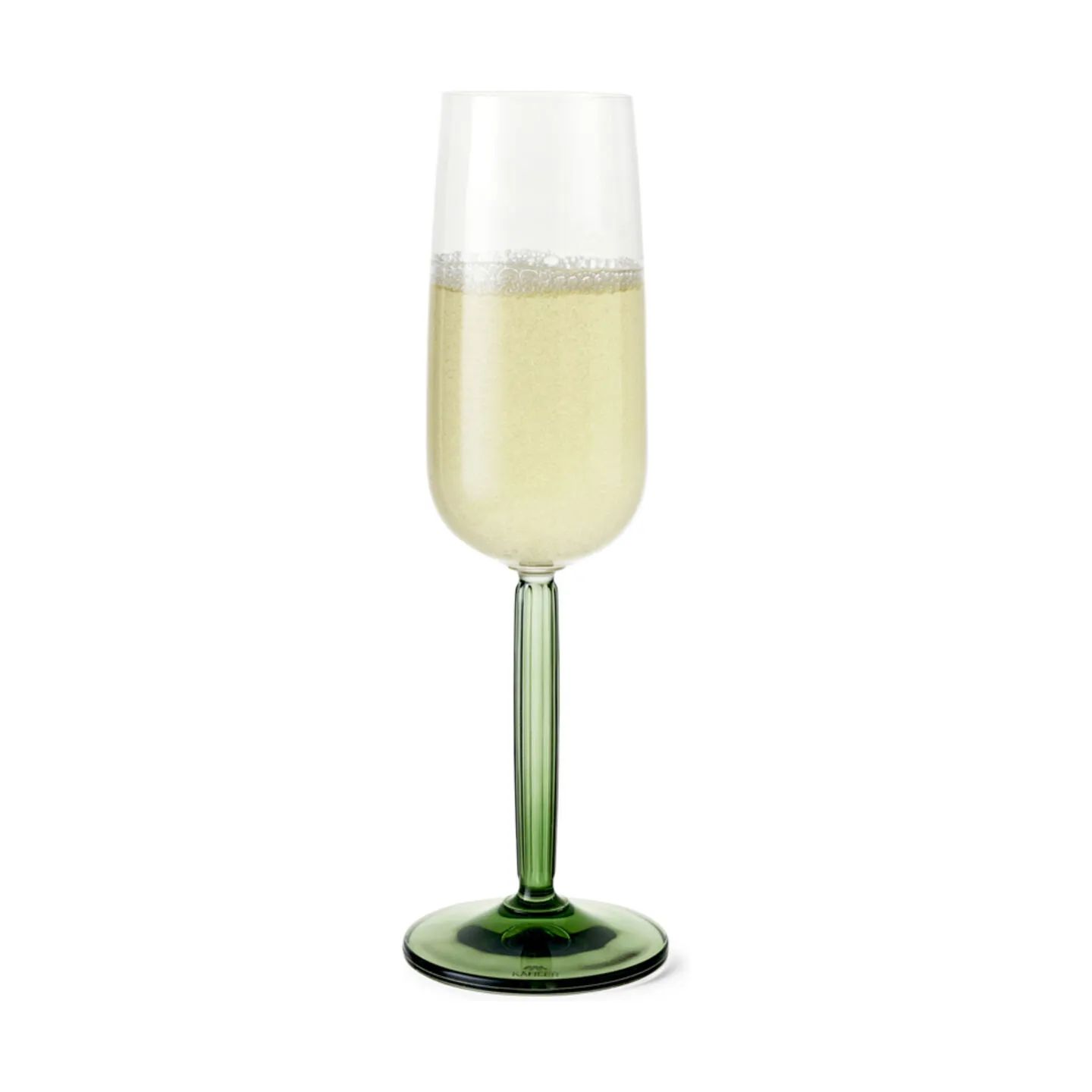 Kähler Champagneglas Hammershøi Champagneglas  - 2 stk. i Grøn, 5