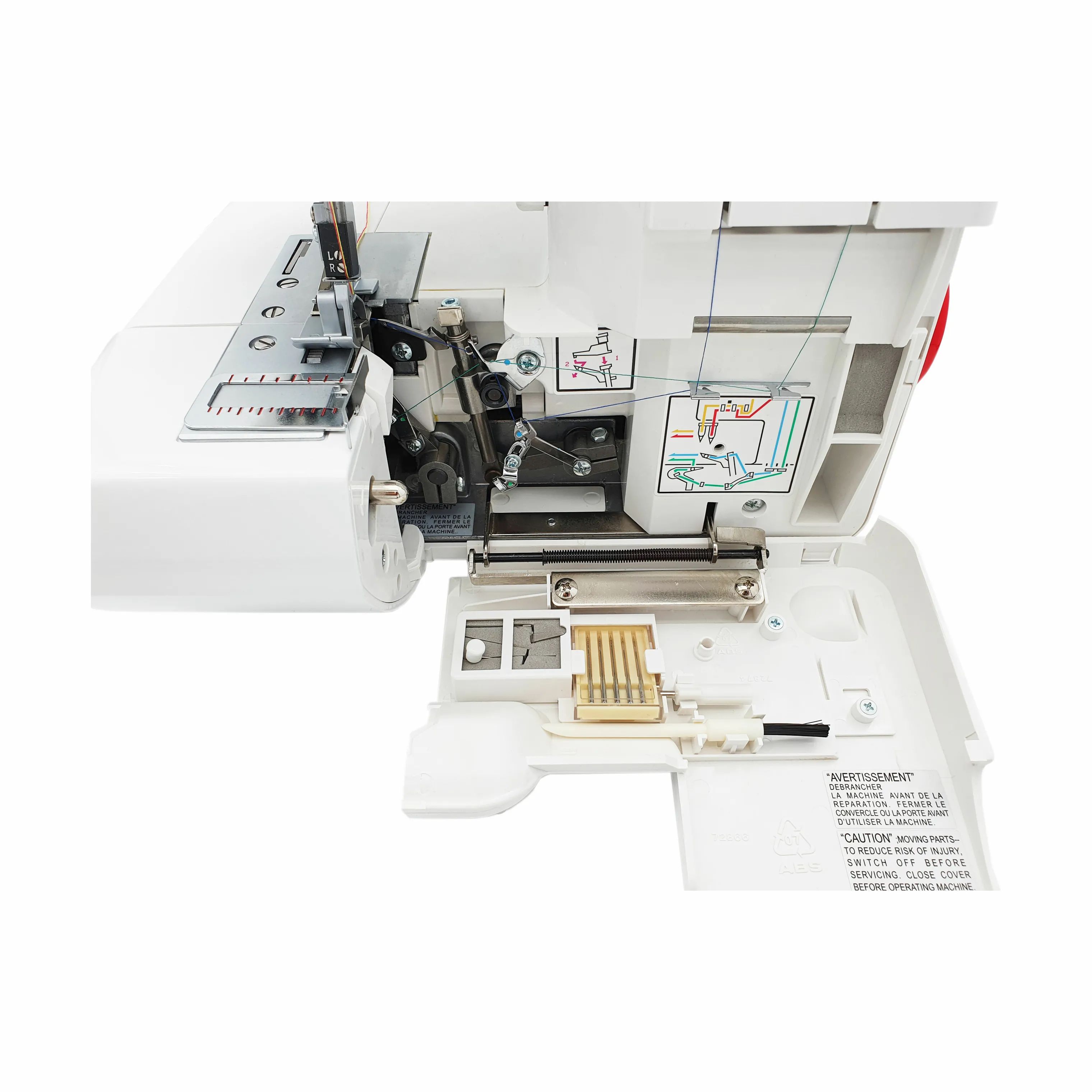 VERITAS Symaskiner Simone Overlock i Hvid, 4